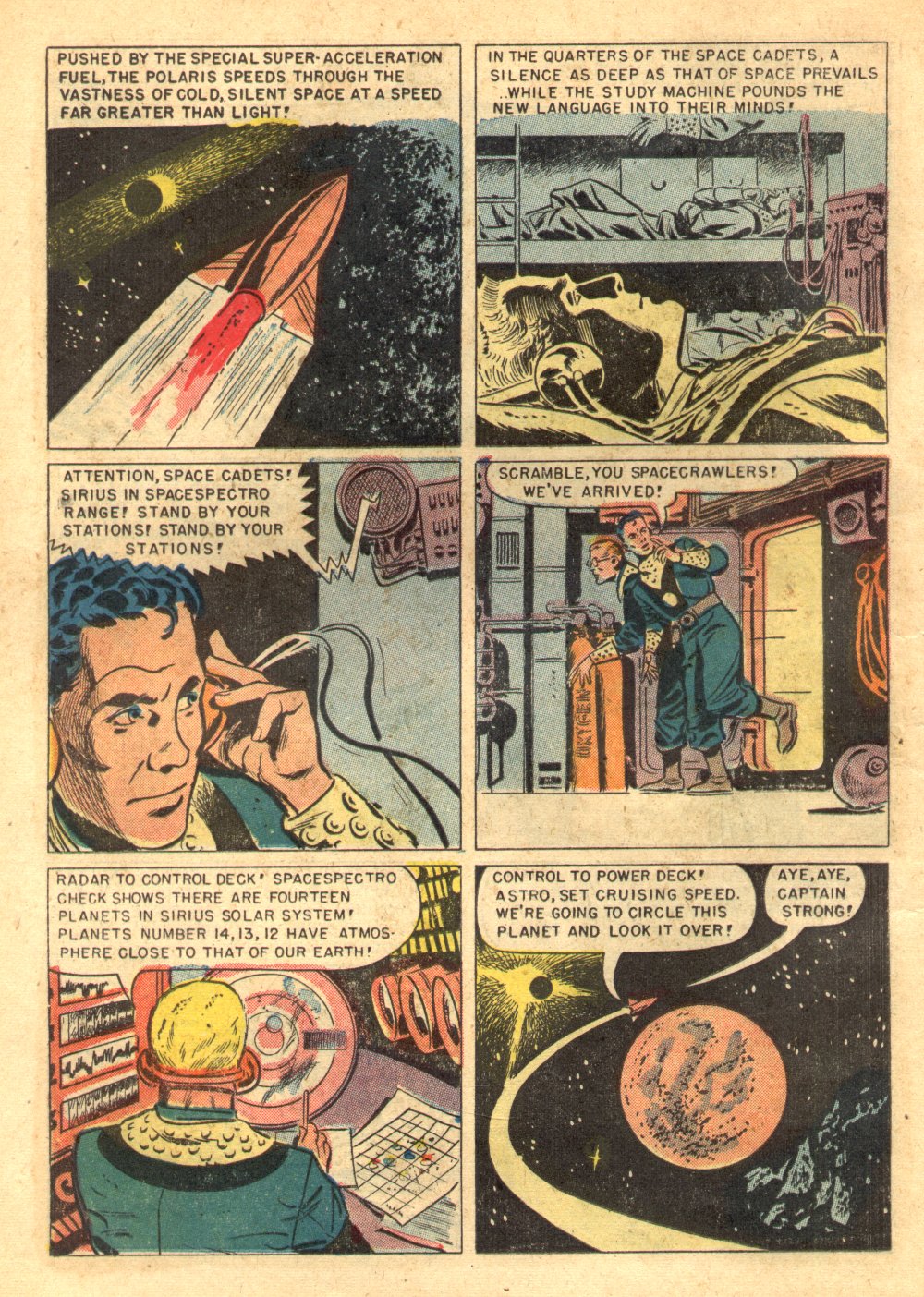 Read online Tom Corbett, Space Cadet comic -  Issue #9 - 14