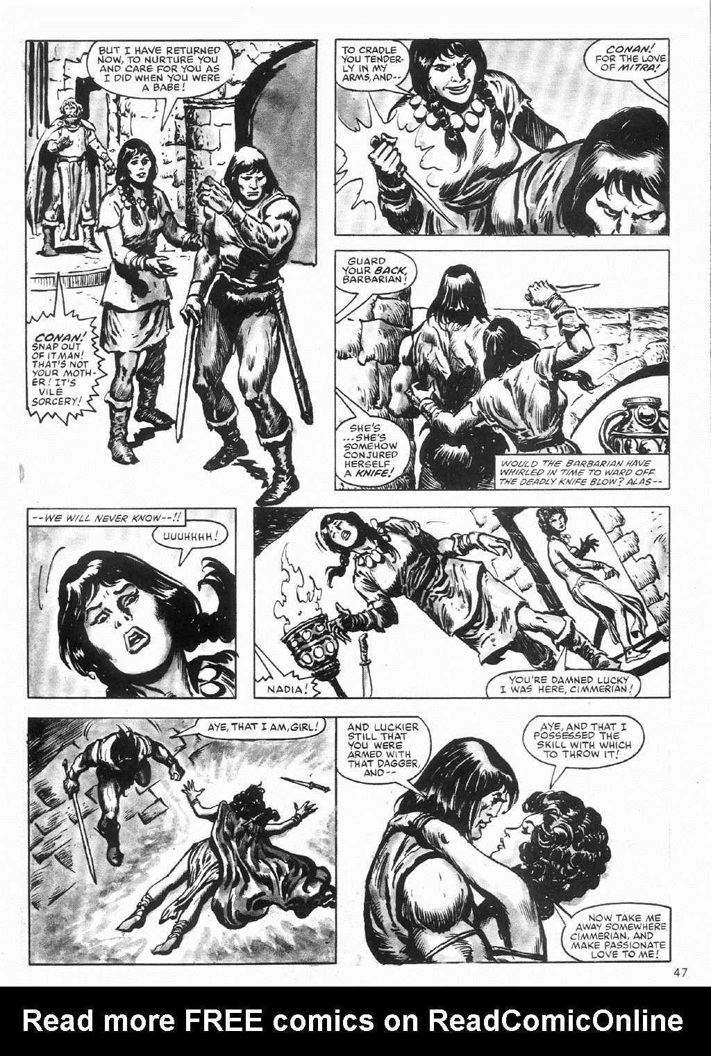 Read online The Savage Sword Of Conan comic -  Issue #81 - 47
