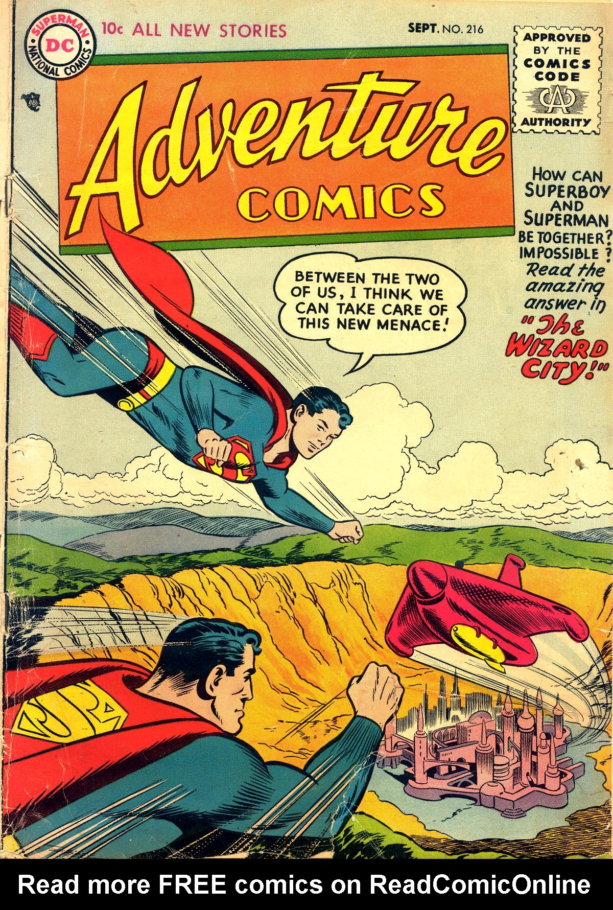 Read online Adventure Comics (1938) comic -  Issue #216 - 1