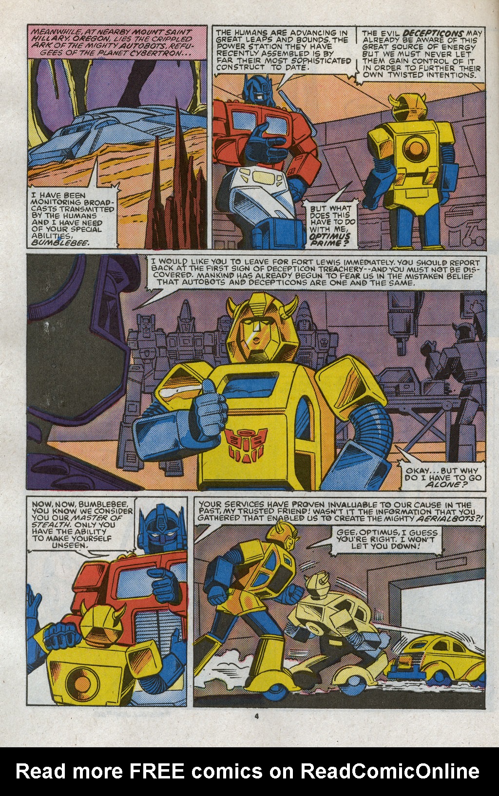 Read online G.I. Joe and The Transformers comic -  Issue #1 - 5