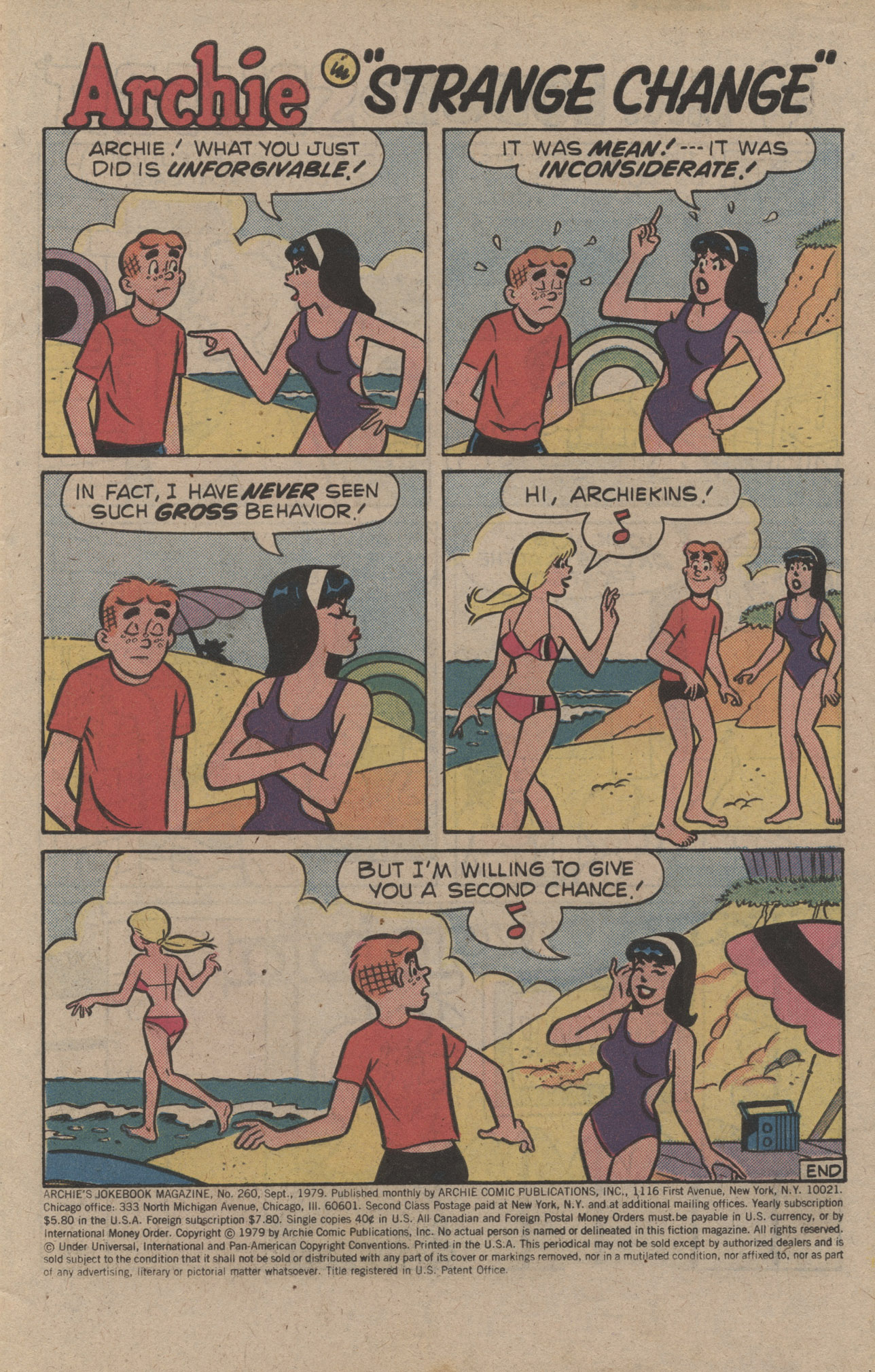 Read online Archie's Joke Book Magazine comic -  Issue #260 - 3