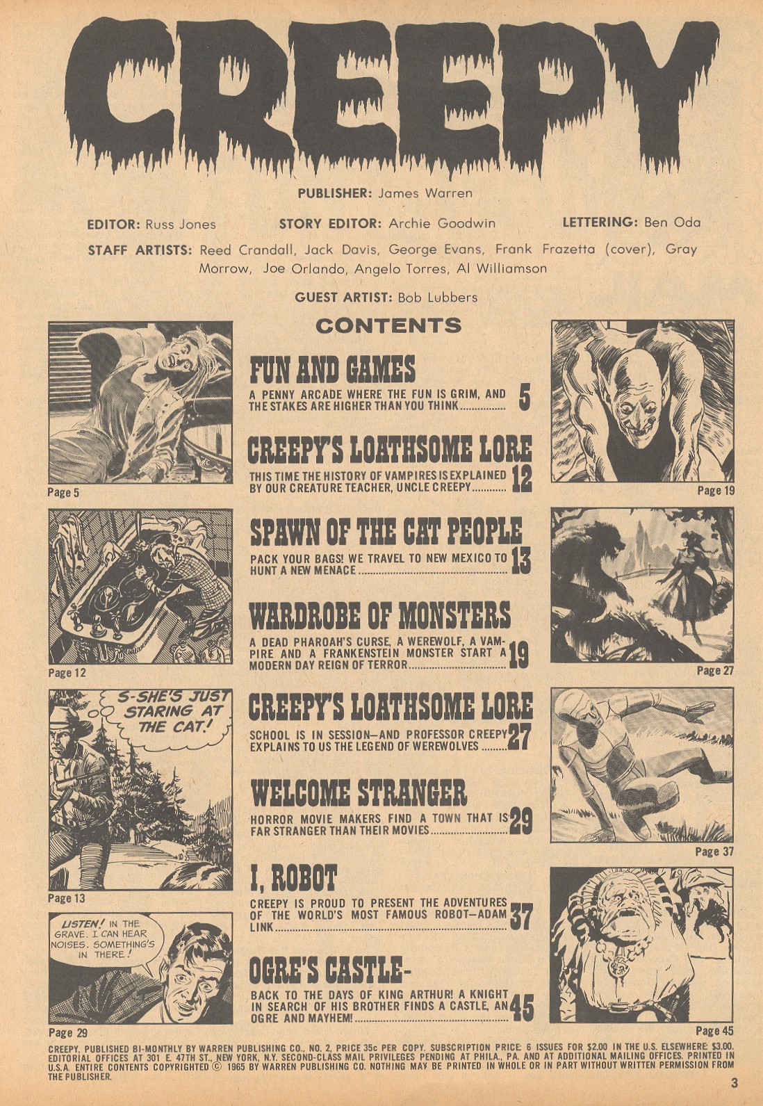 Creepy (1964) Issue #2 #2 - English 3