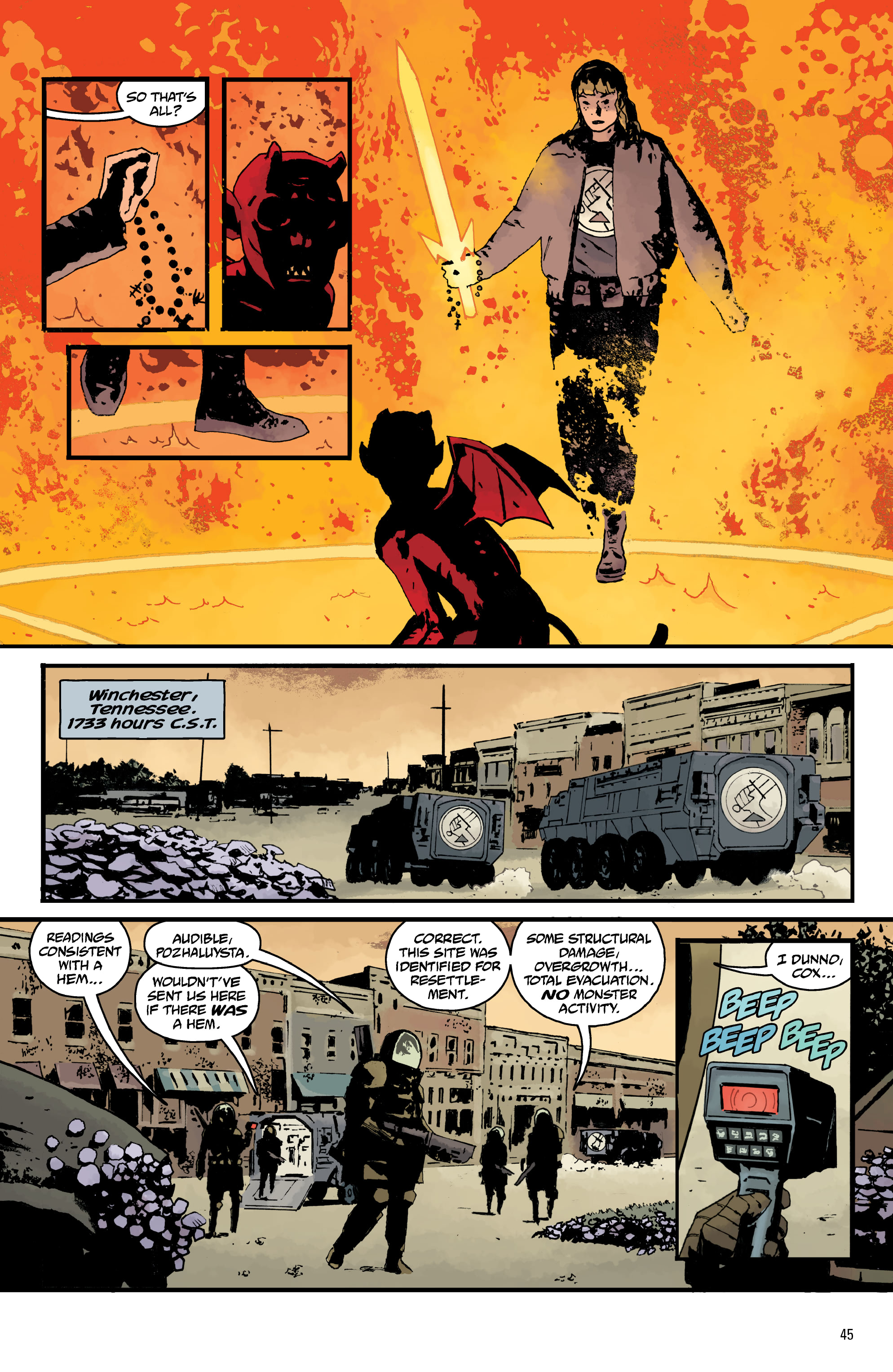 Read online B.P.R.D. The Devil You Know comic -  Issue # _Omnibus (Part 1) - 45