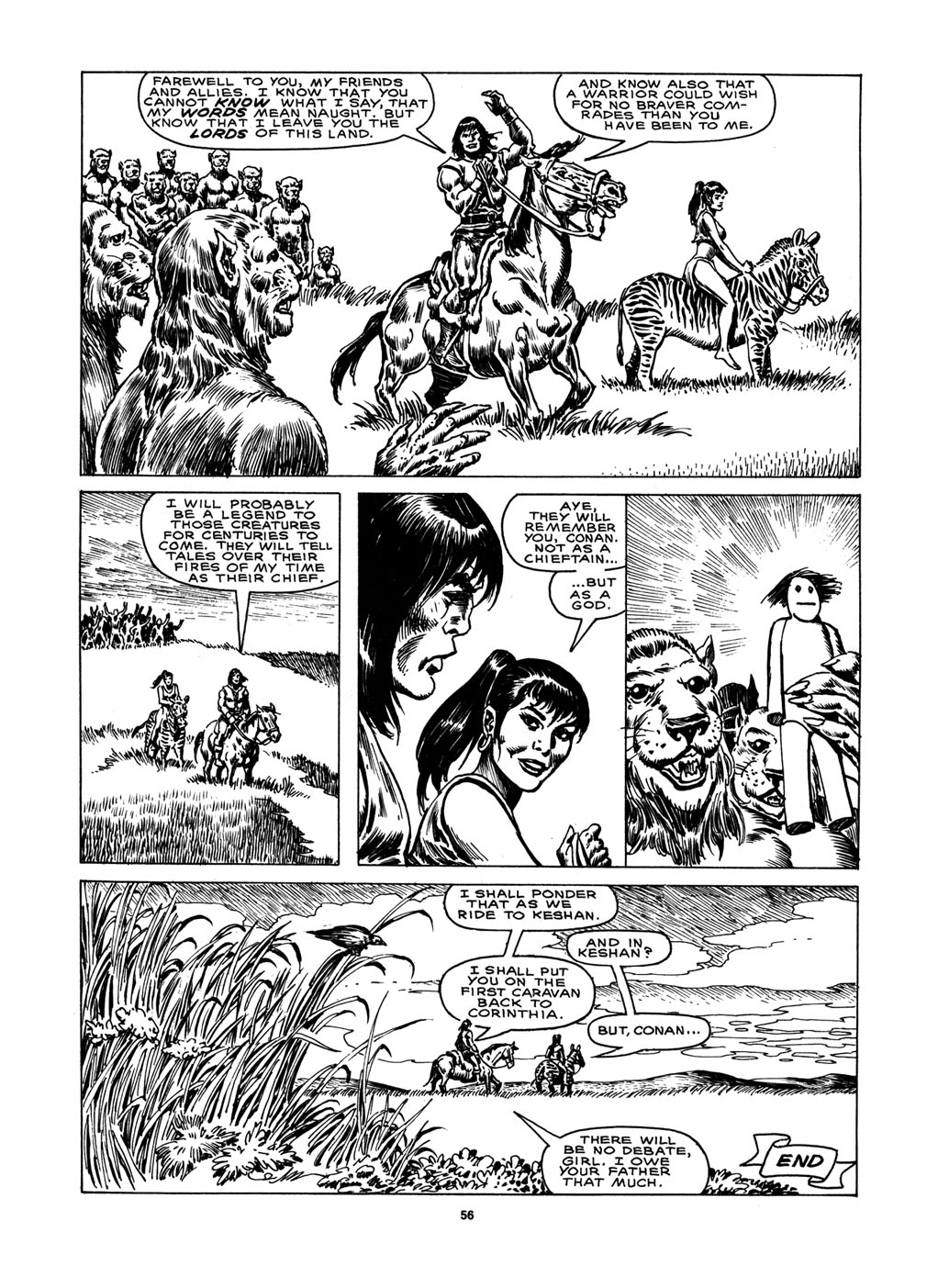 Read online The Savage Sword Of Conan comic -  Issue #151 - 53