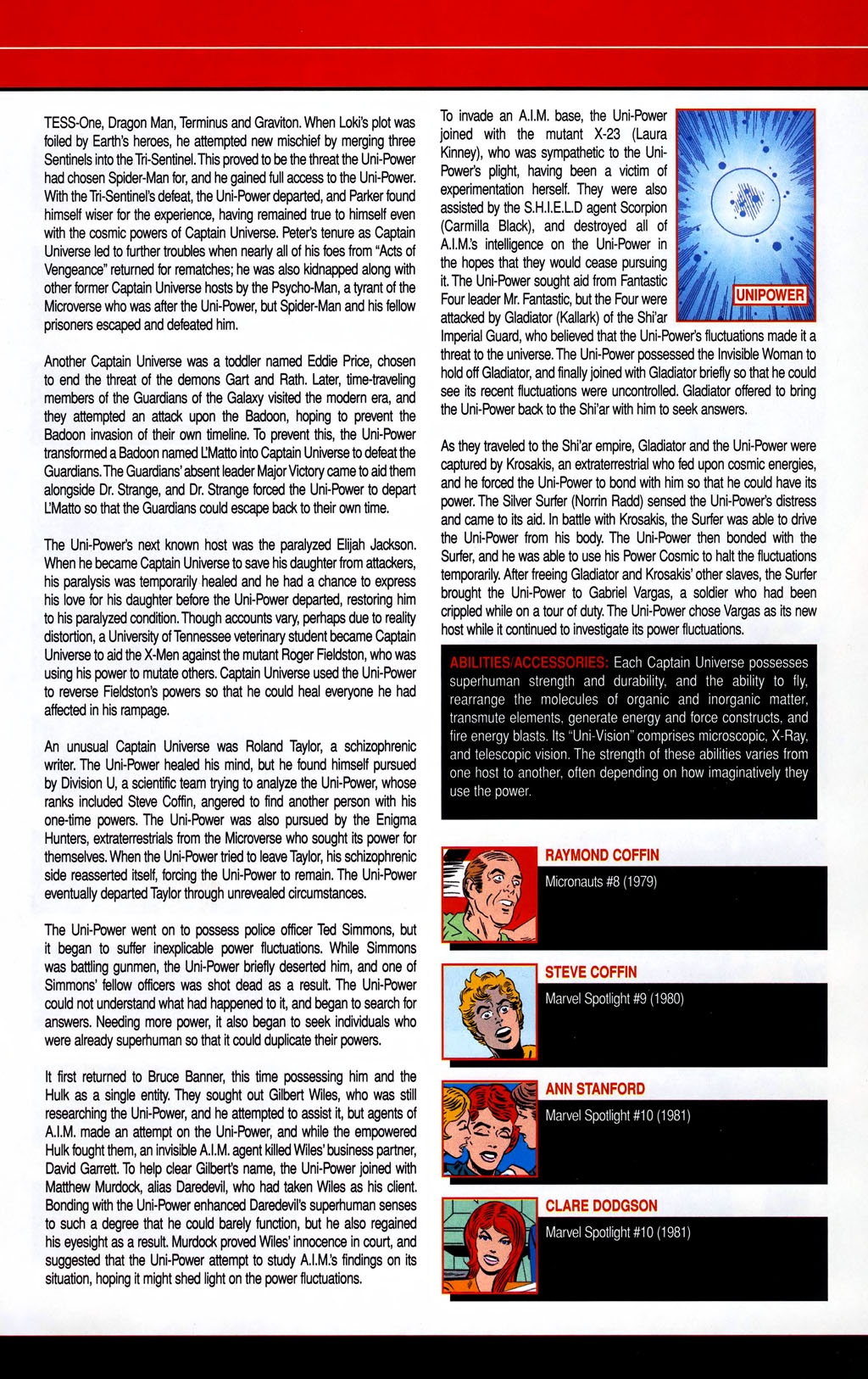 Read online All-New Official Handbook of the Marvel Universe A to Z comic -  Issue #2 - 41