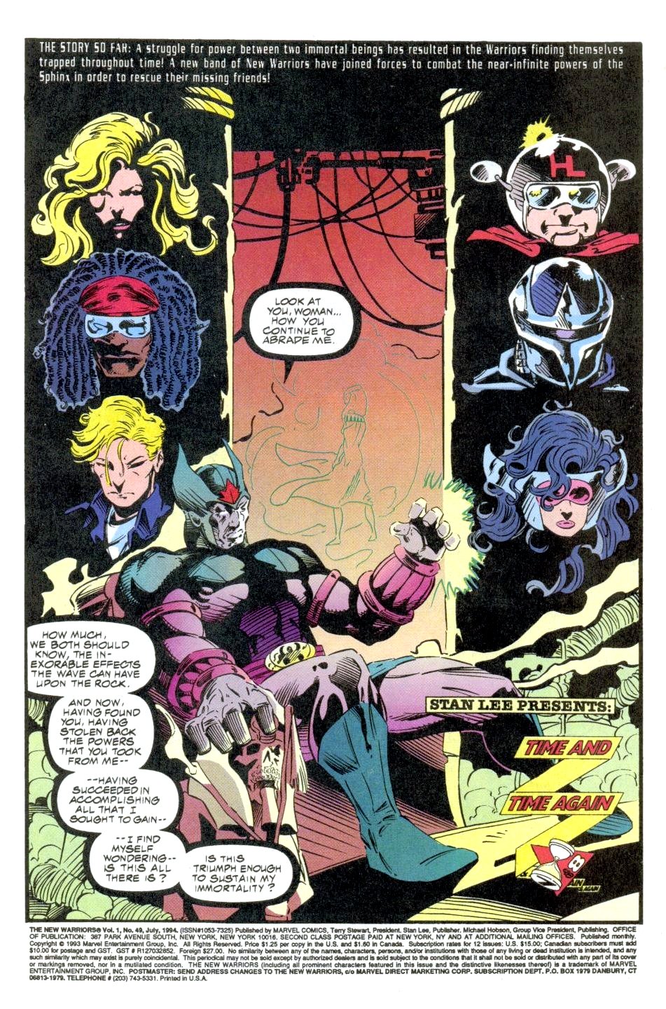The New Warriors Issue #49 #53 - English 2