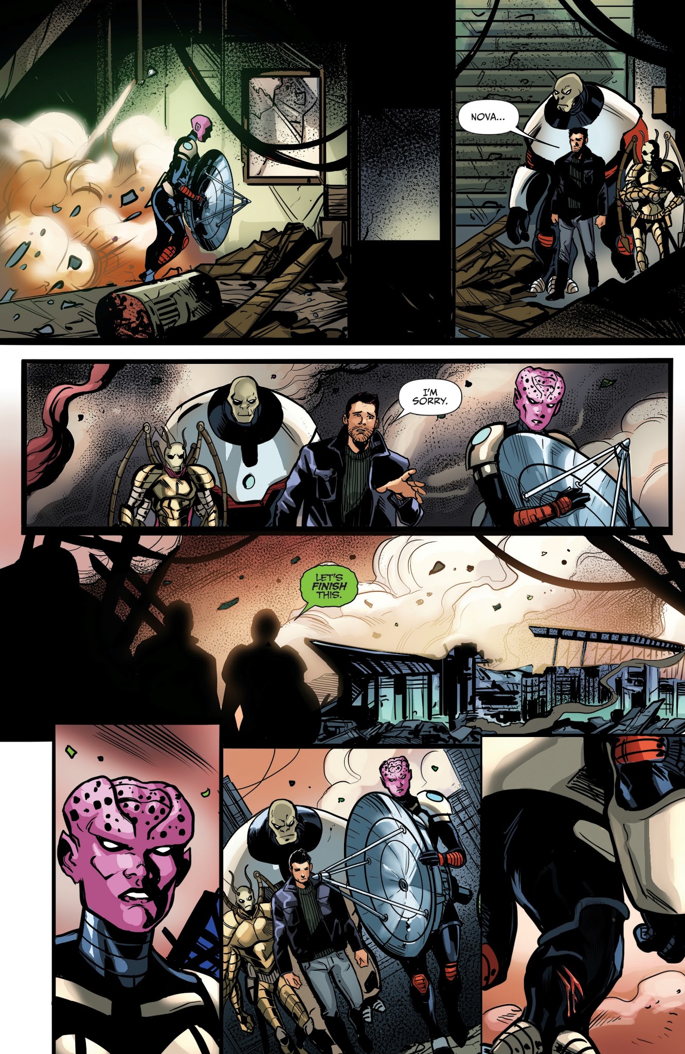 Read online Aliens vs. Zombies comic -  Issue #5 - 7