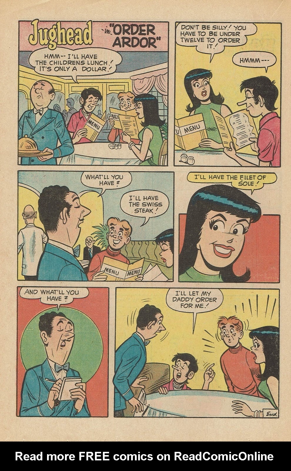 Read online Archie's Joke Book Magazine comic -  Issue #173 - 20