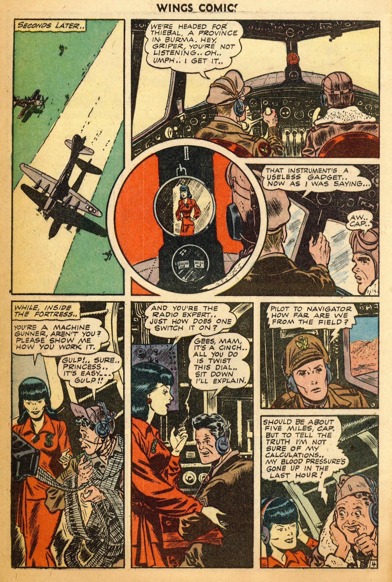 Read online Wings Comics comic -  Issue #52 - 6