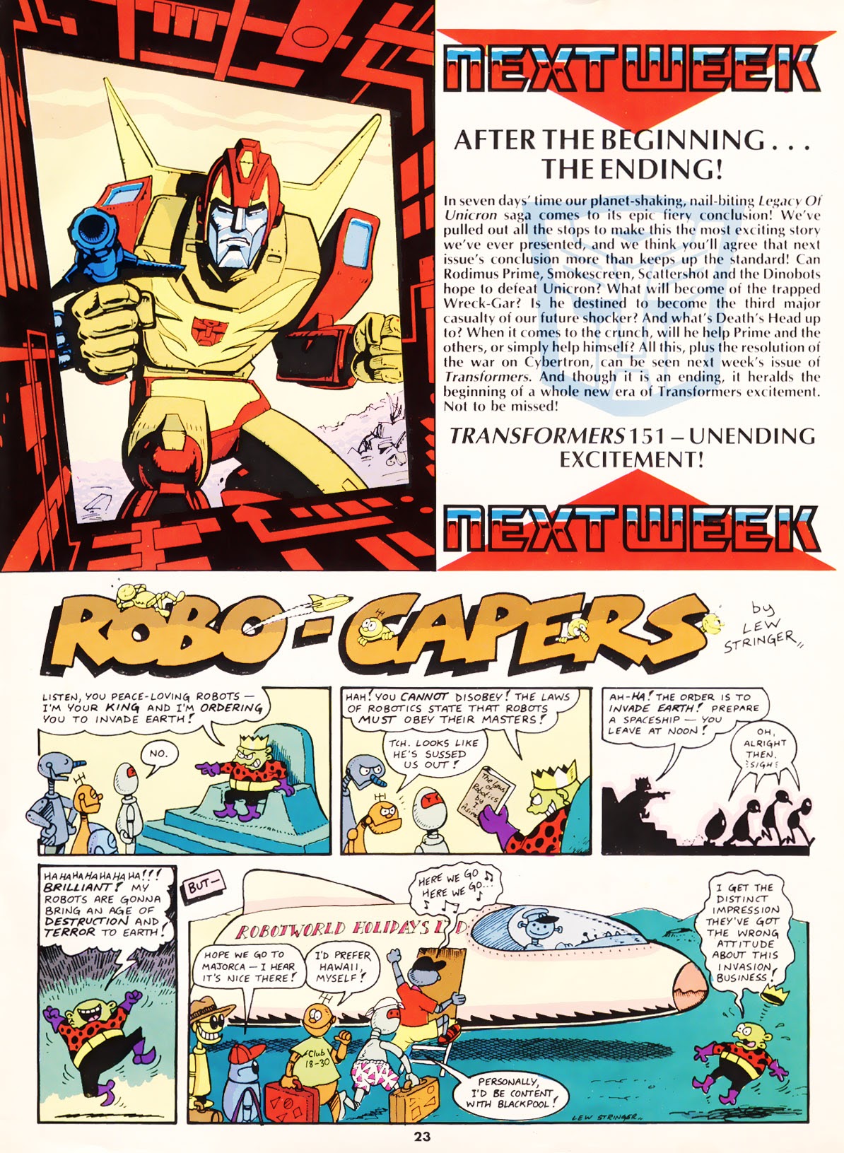 Read online The Transformers (UK) comic -  Issue #150 - 16