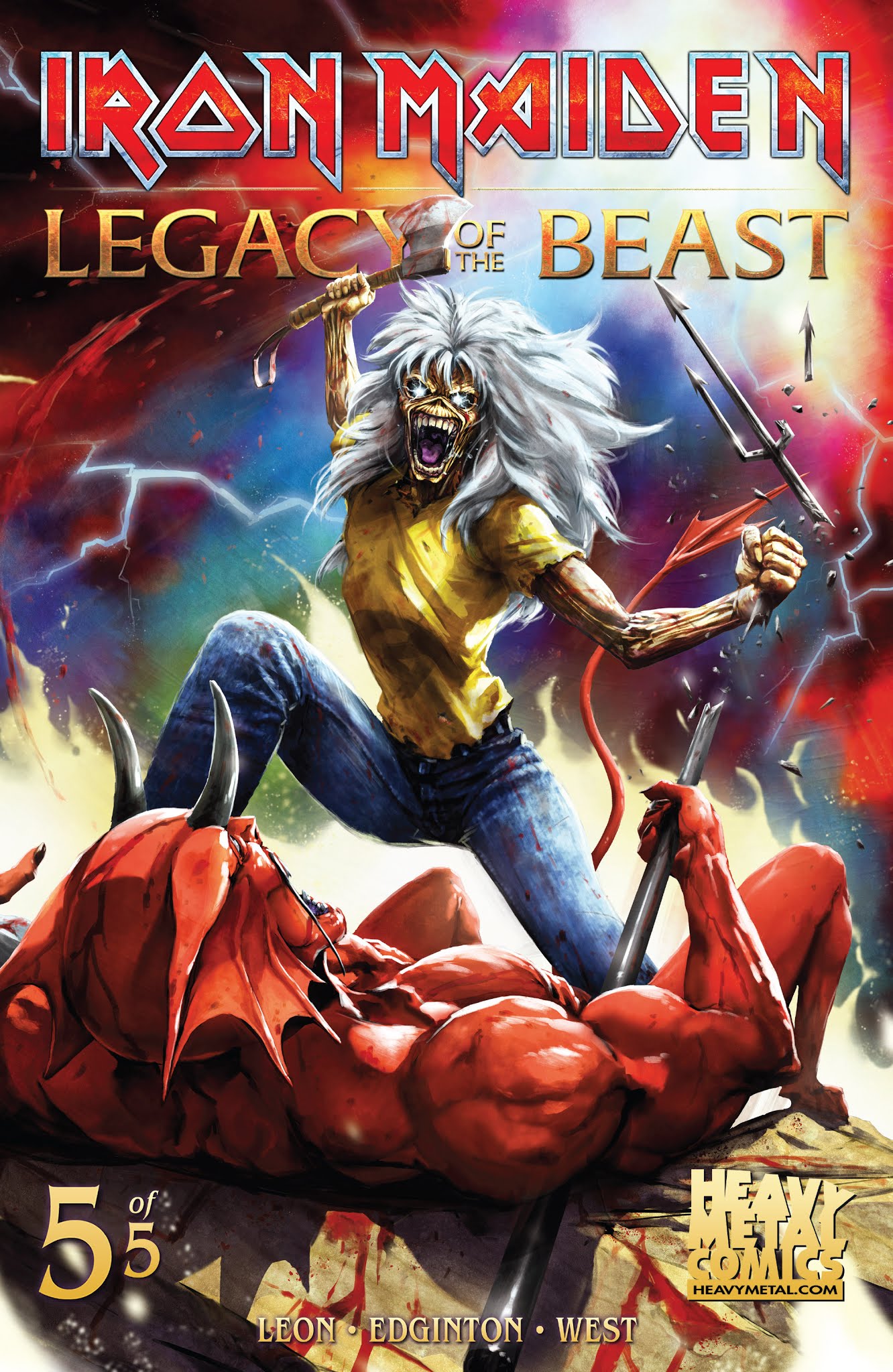 Read online Iron Maiden: Legacy of the Beast comic -  Issue #5 - 1