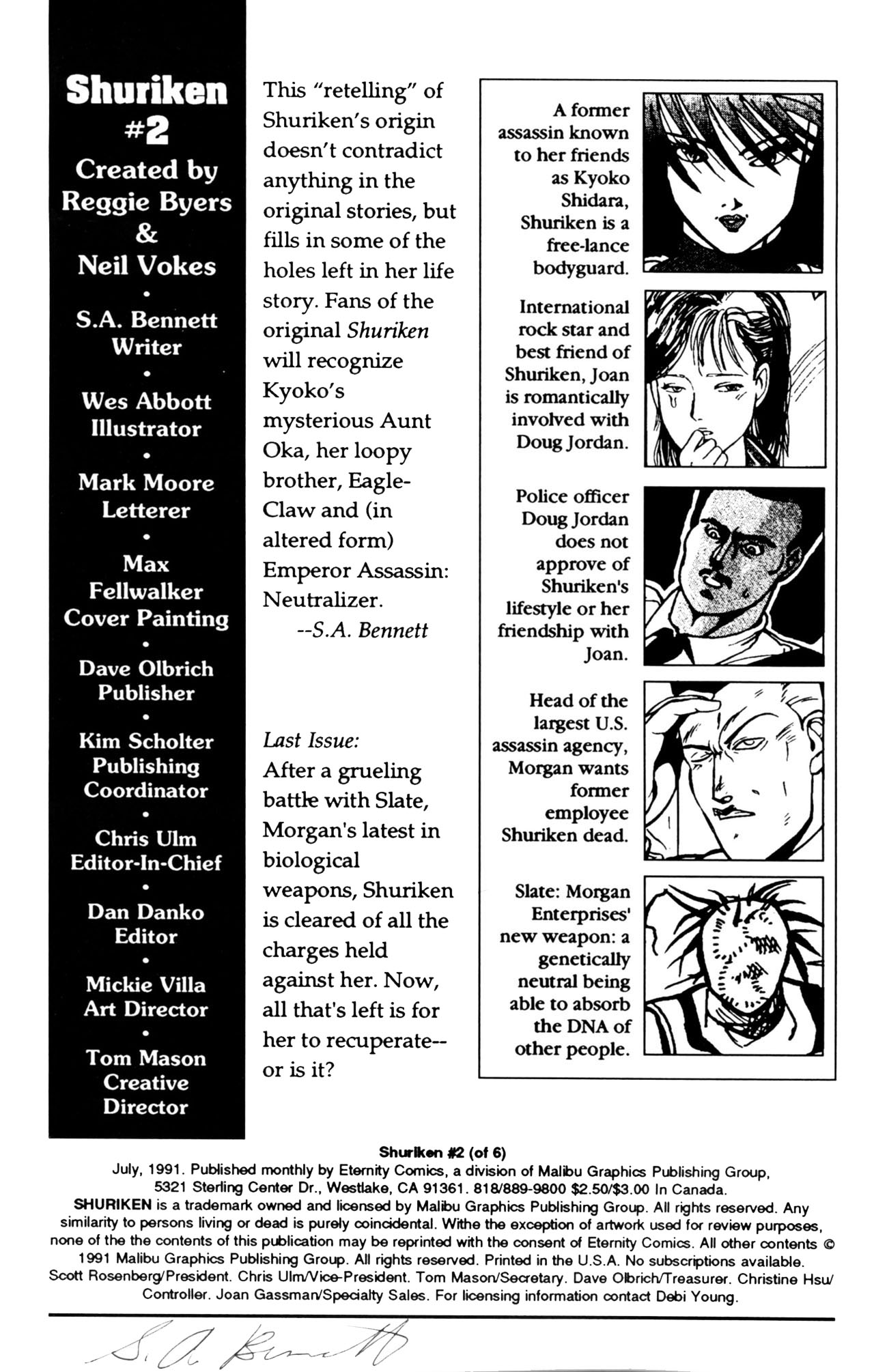 Read online Shuriken (1991) comic -  Issue #2 - 2