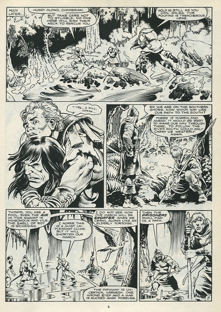 Read online The Savage Sword Of Conan comic -  Issue #172 - 7