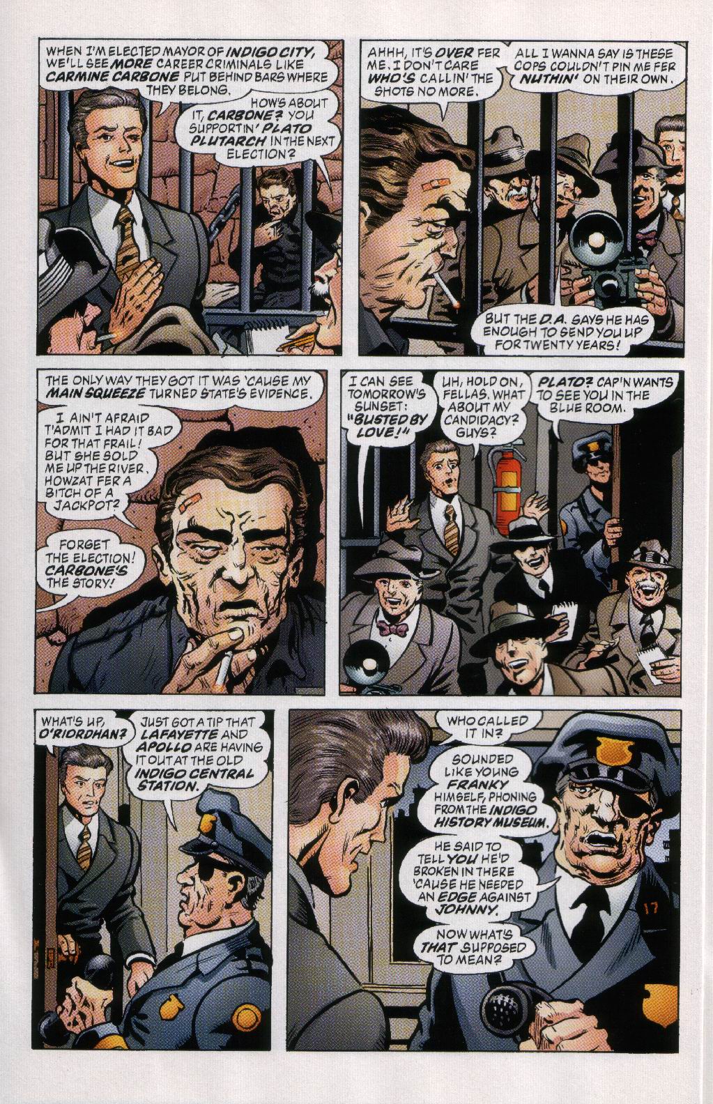 Read online Greyshirt: Indigo Sunset comic -  Issue #5 - 16