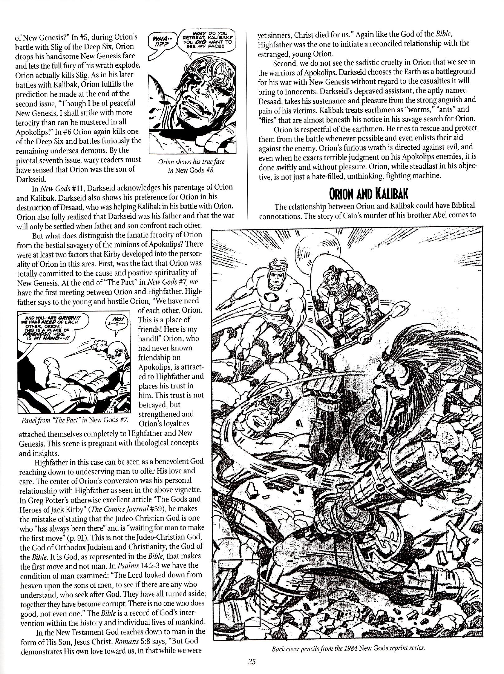 Read online The Jack Kirby Collector comic -  Issue #26 - 25