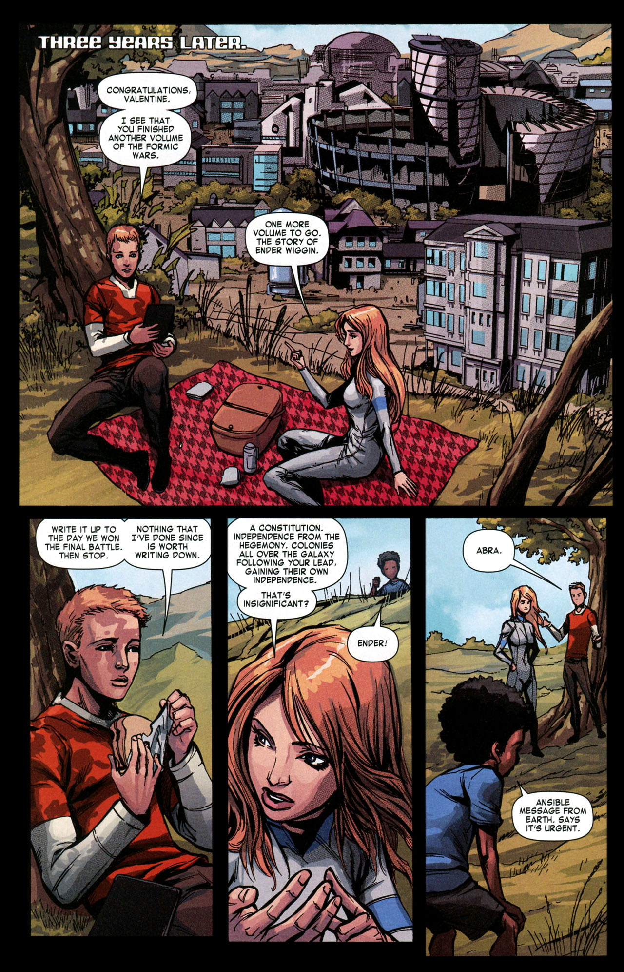 Read online Ender in Exile comic -  Issue #4 - 16