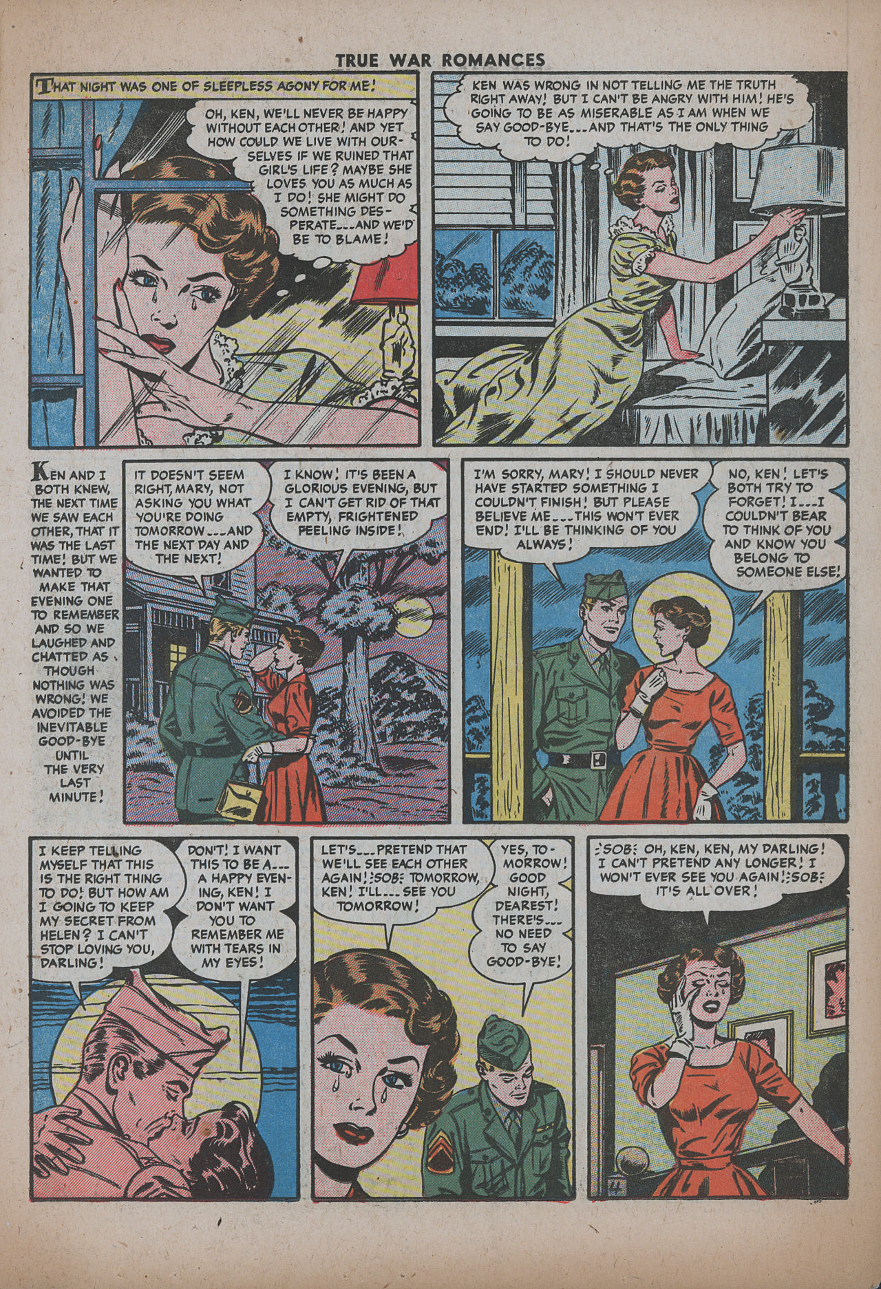 Read online True War Romances comic -  Issue #19 - 15