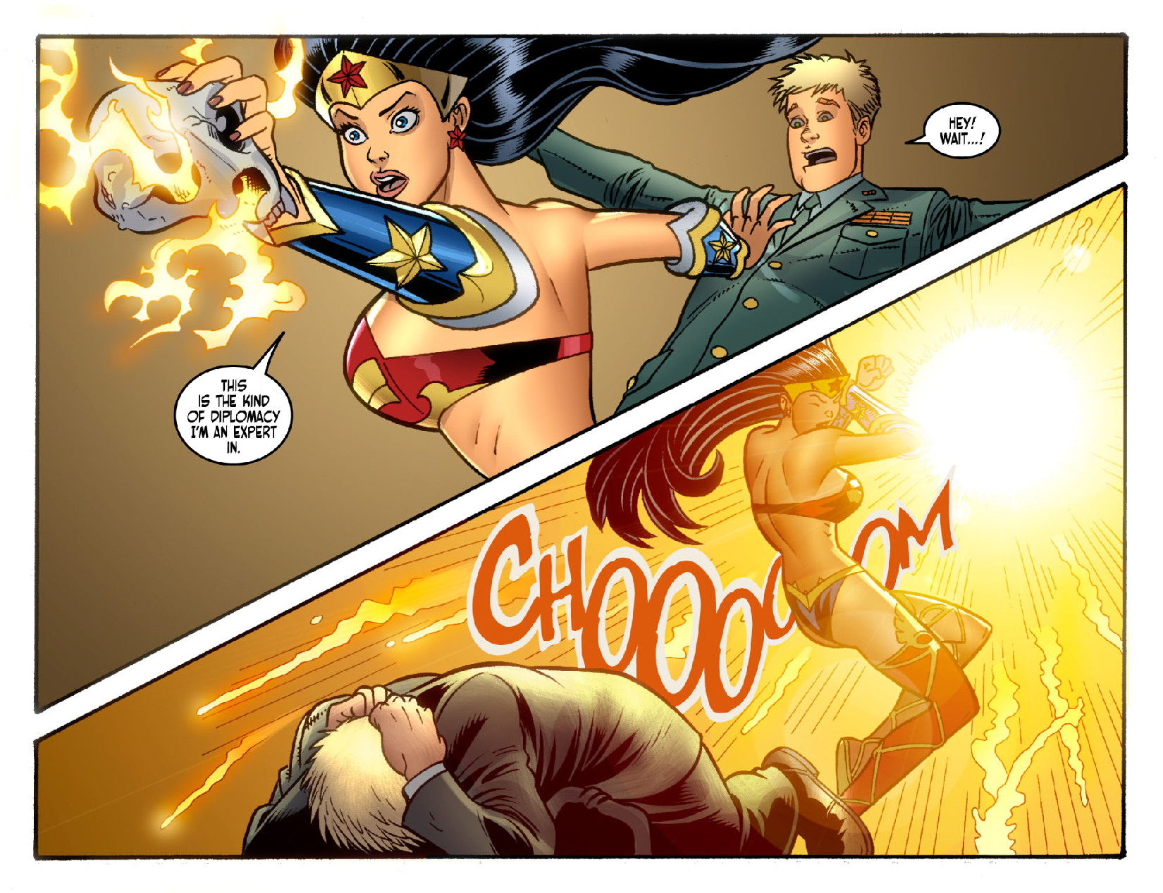 Read online Ame-Comi: Wonder Woman comic -  Issue #3 - 4