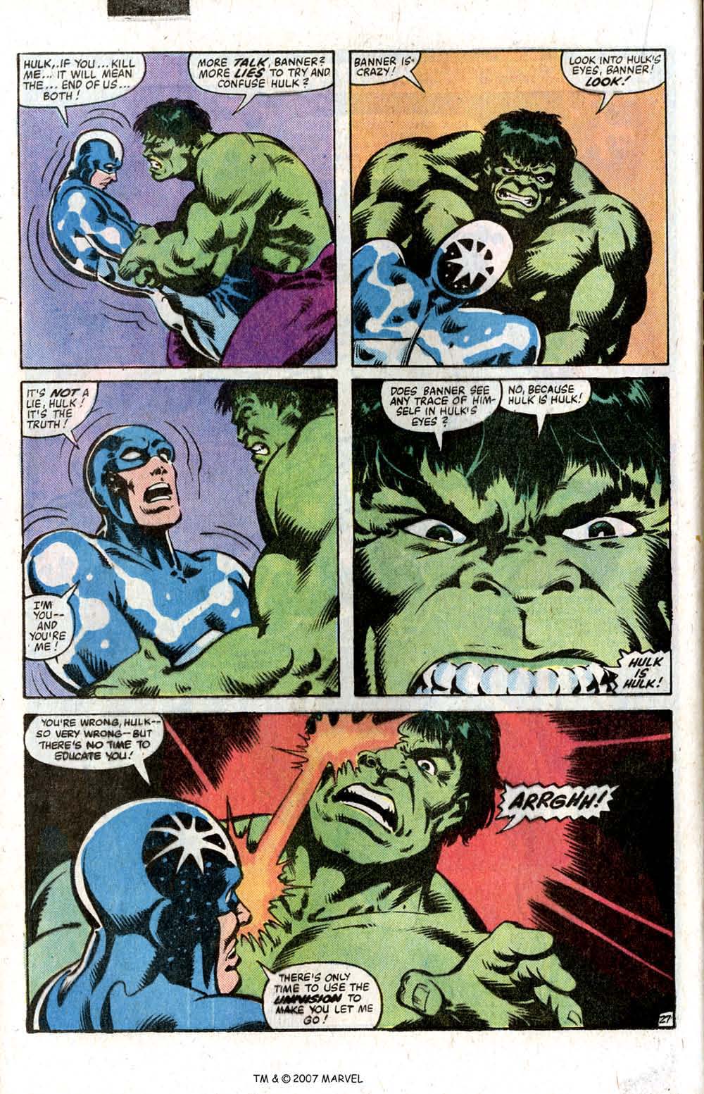 Read online The Incredible Hulk (1968) comic -  Issue # _Annual 1981 - 36