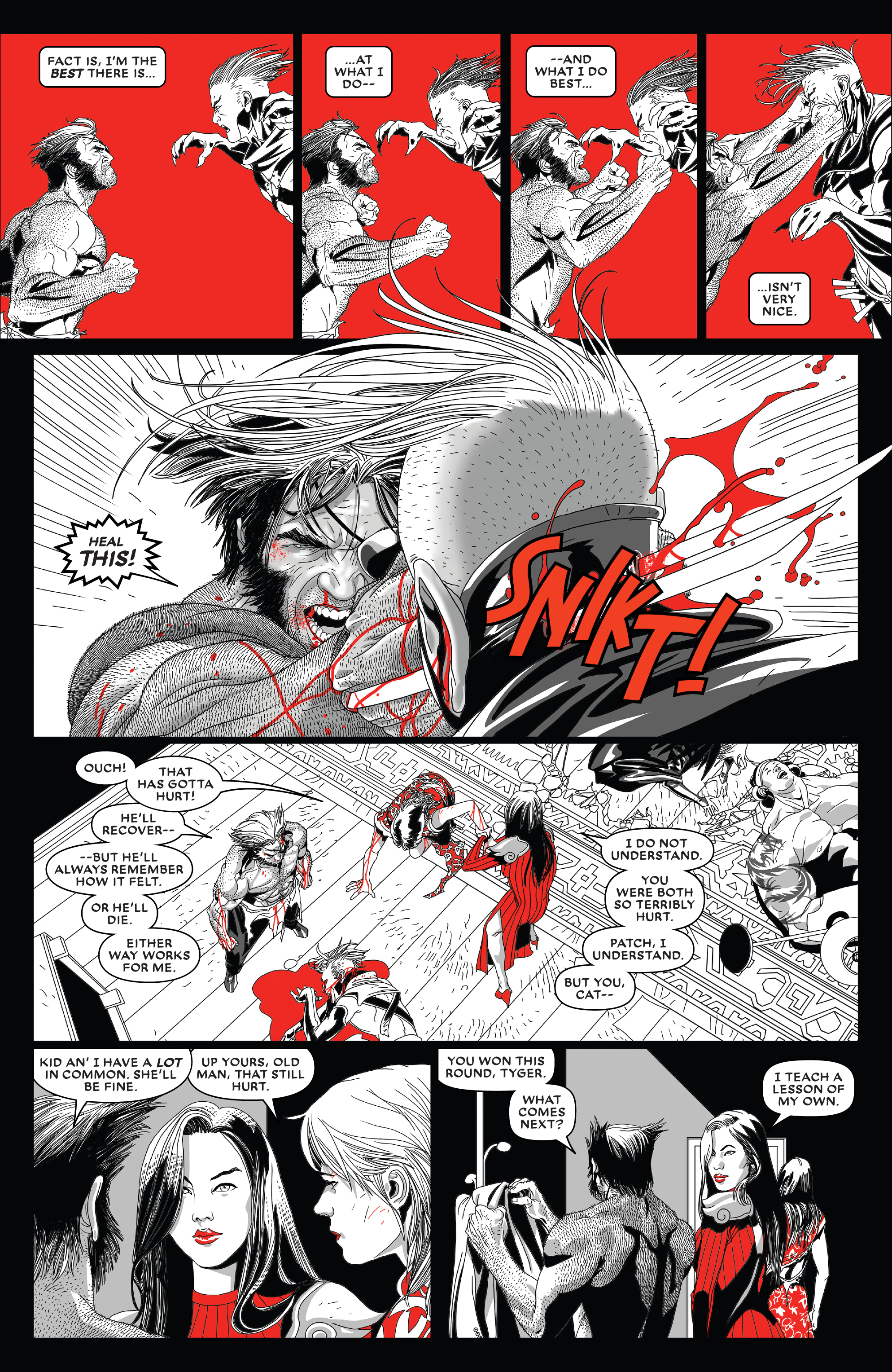 Read online Wolverine: Black, White & Blood comic -  Issue #2 - 29