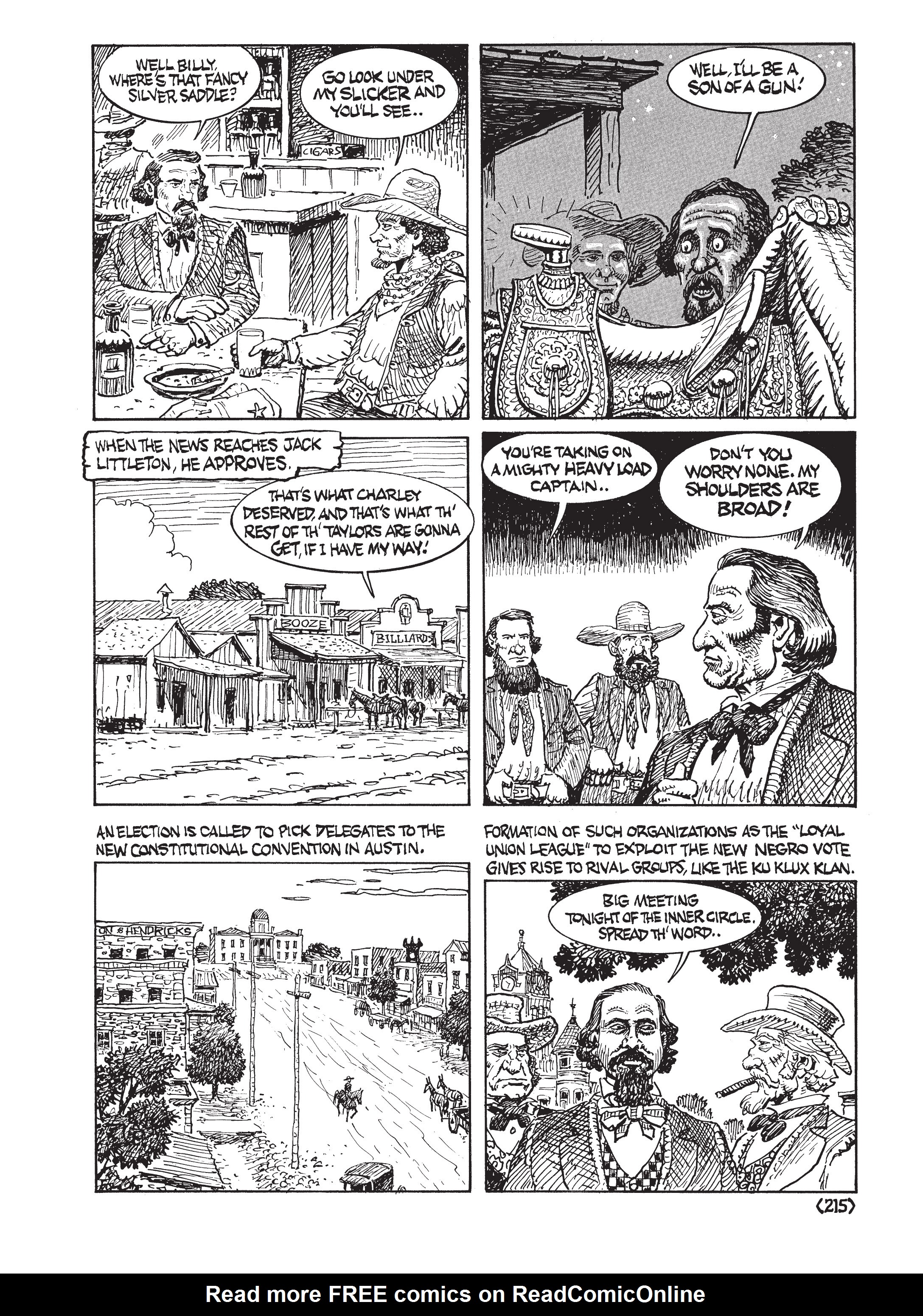Read online Jack Jackson's American History: Los Tejanos and Lost Cause comic -  Issue # TPB (Part 3) - 13