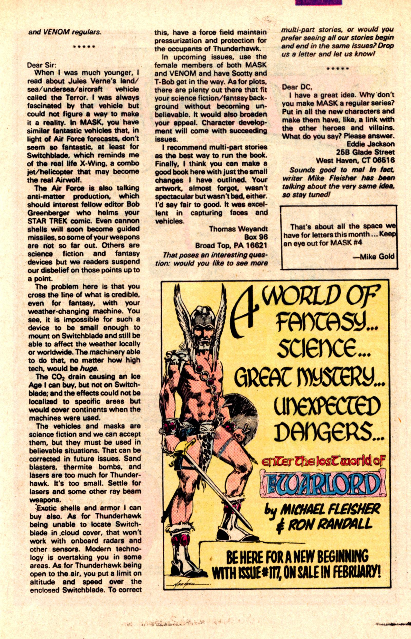 Read online MASK (1987) comic -  Issue #3 - 33