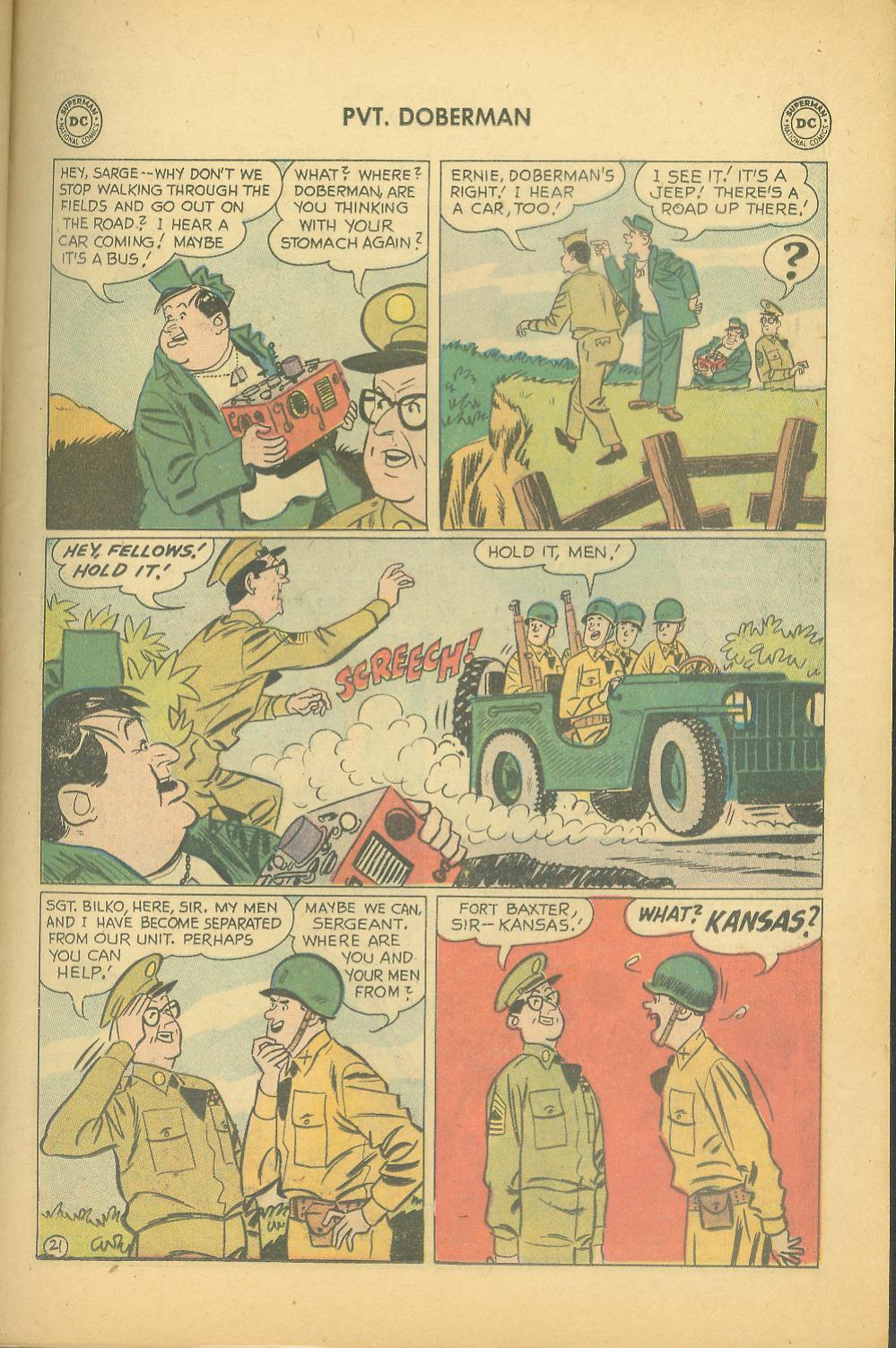 Read online Sgt. Bilko's Pvt. Doberman comic -  Issue #4 - 27
