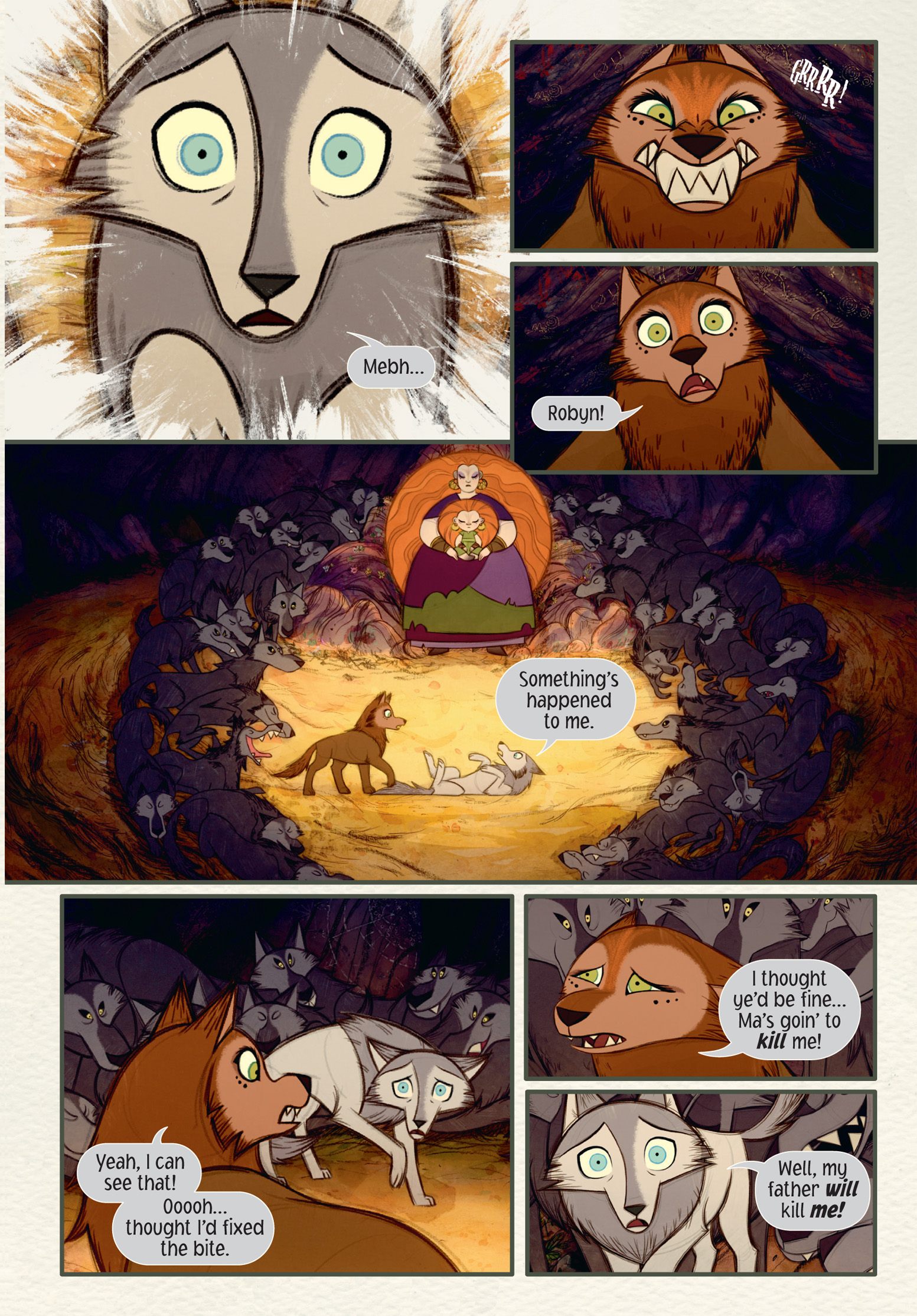 Read online Wolfwalkers: The Graphic Novel comic -  Issue # TPB (Part 2) - 46