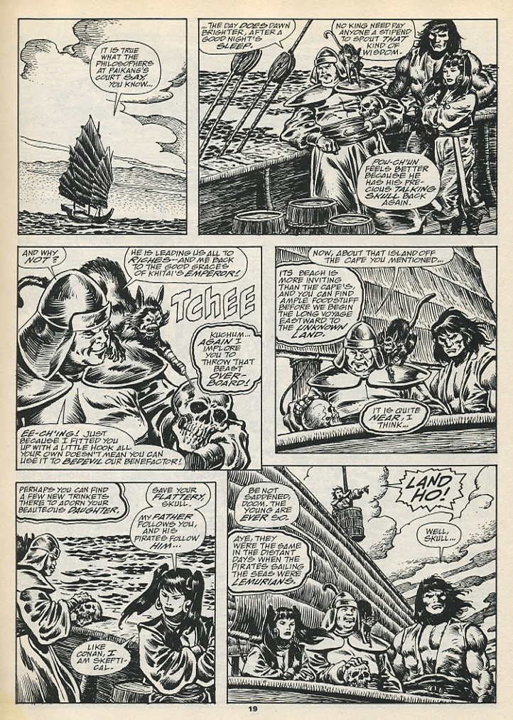 Read online The Savage Sword Of Conan comic -  Issue #192 - 21