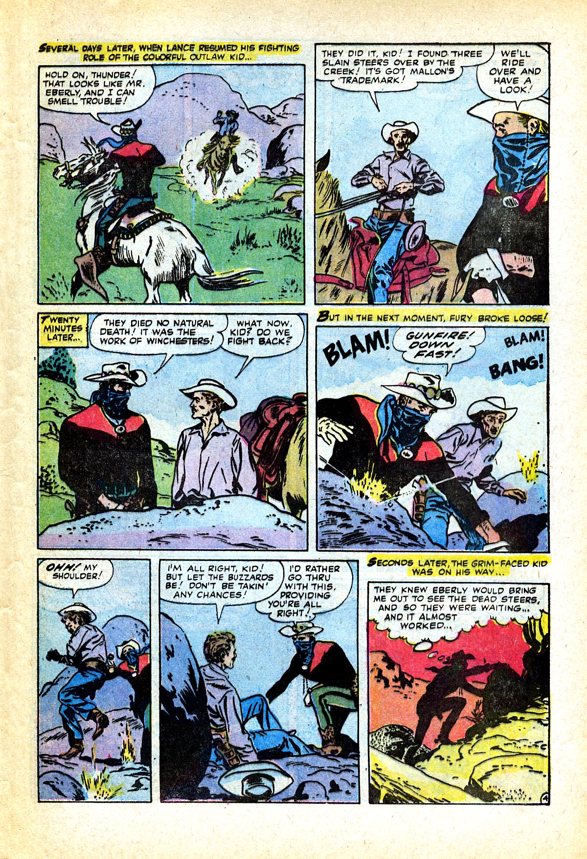 Read online The Outlaw Kid (1970) comic -  Issue #6 - 29