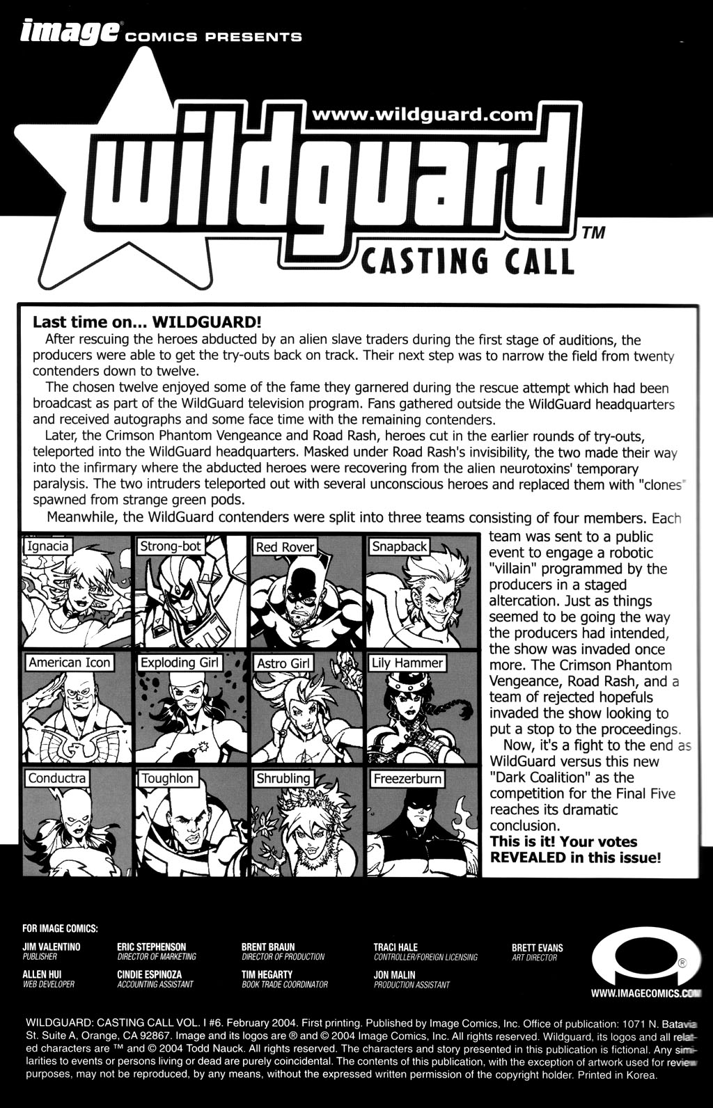 Read online Wildguard: Casting Call comic -  Issue #6 - 2