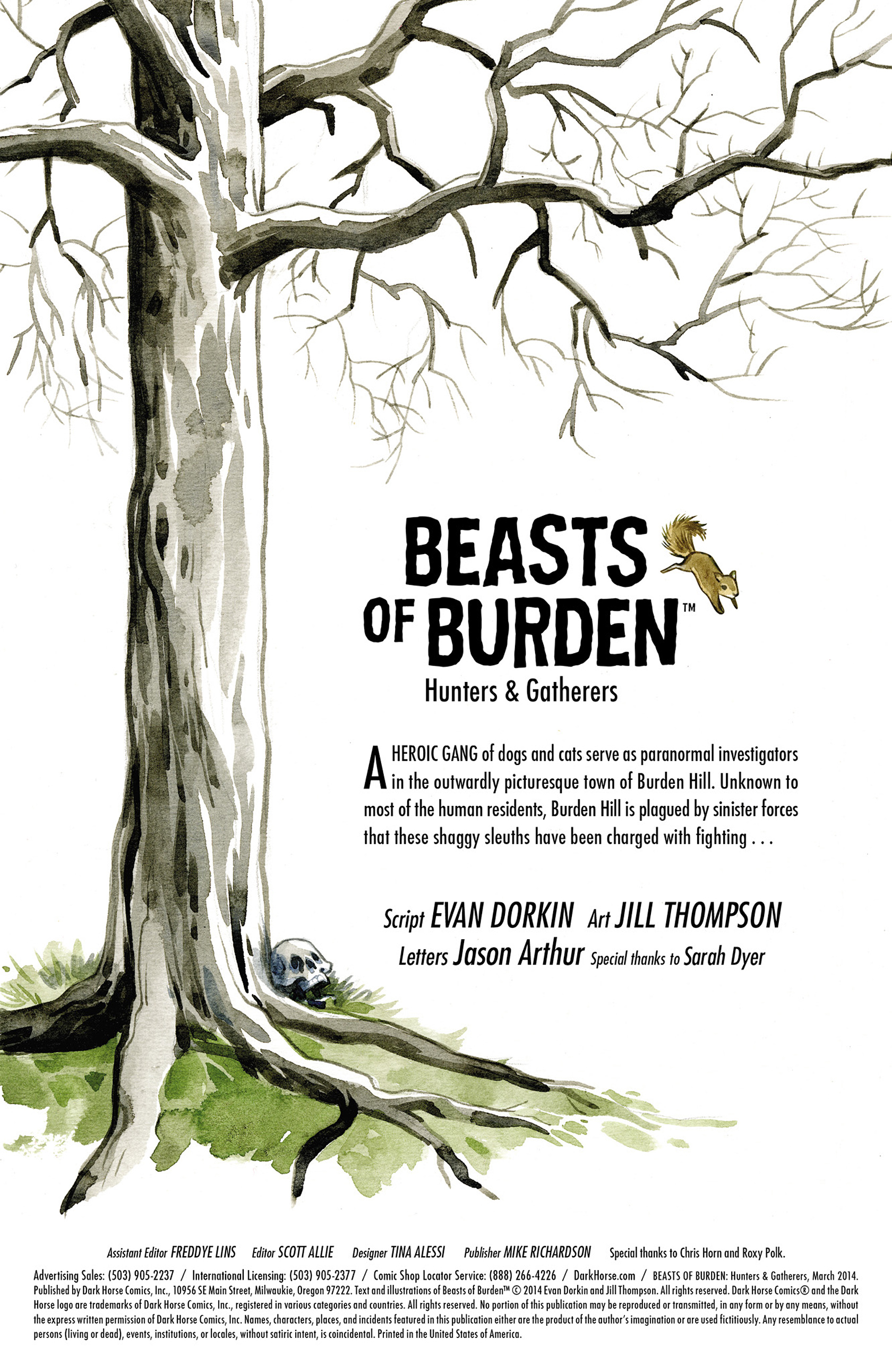 Read online Beasts of Burden: Hunters & Gatherers comic -  Issue # Full - 2