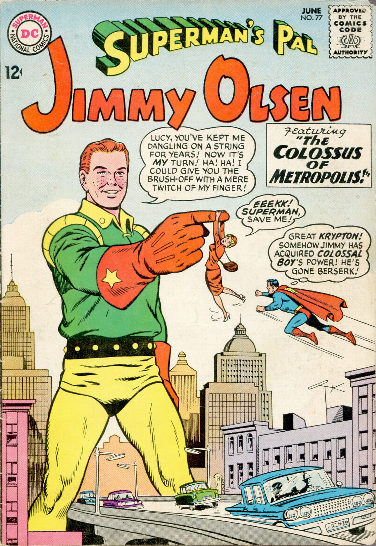 Read online Superman's Pal Jimmy Olsen comic -  Issue #77 - 1