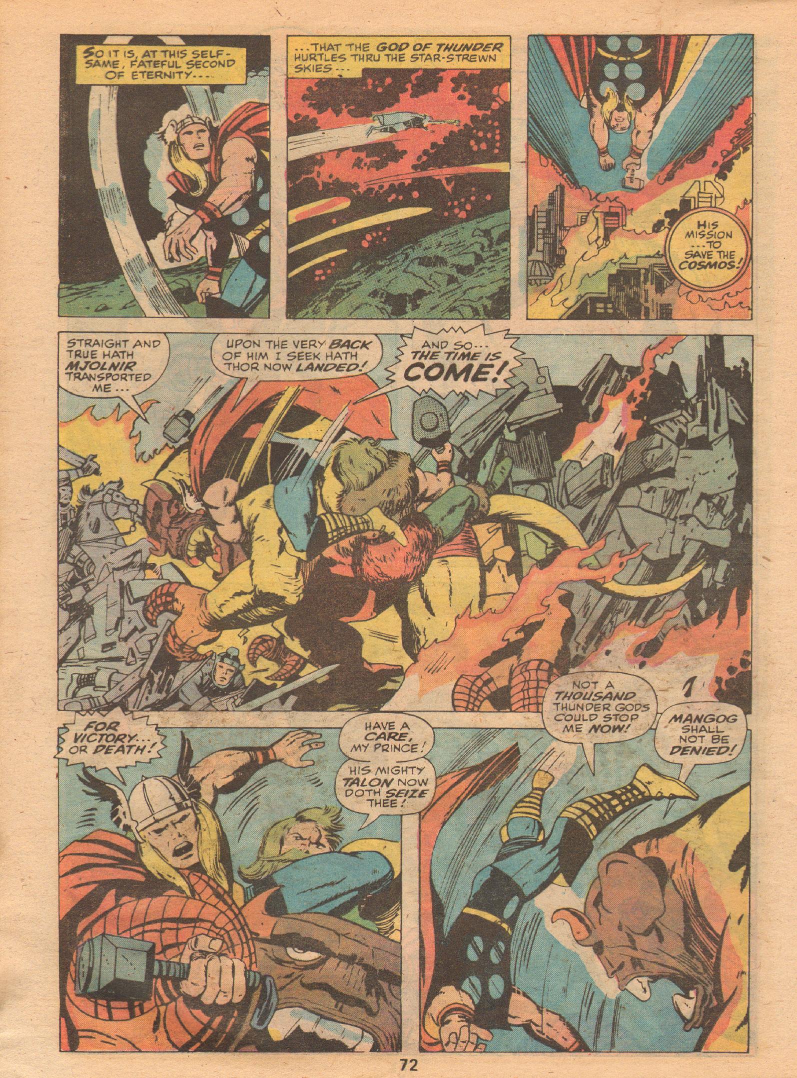Read online Marvel Treasury Edition comic -  Issue #10 - 72