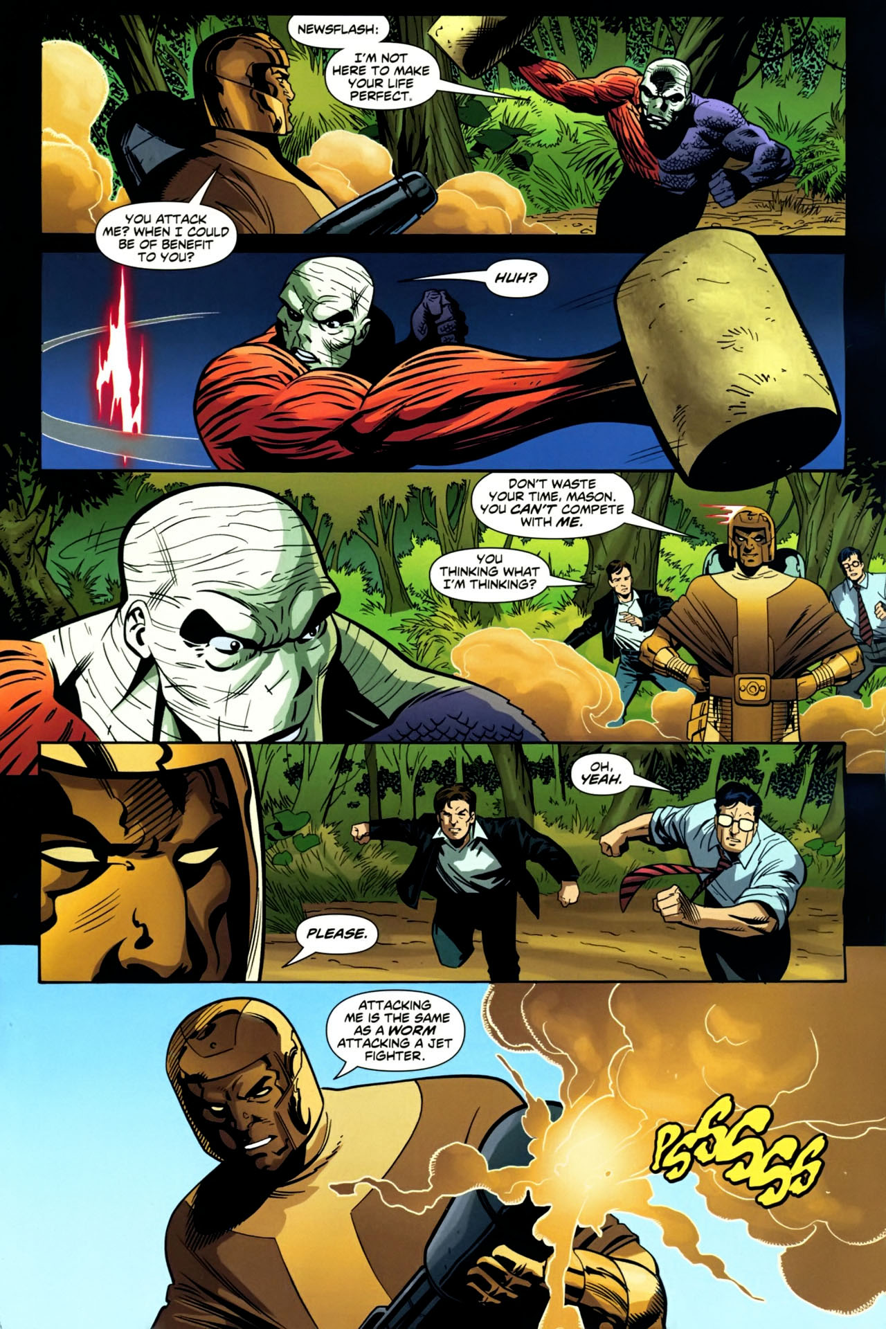 Read online Metamorpho: Year One comic -  Issue #6 - 8