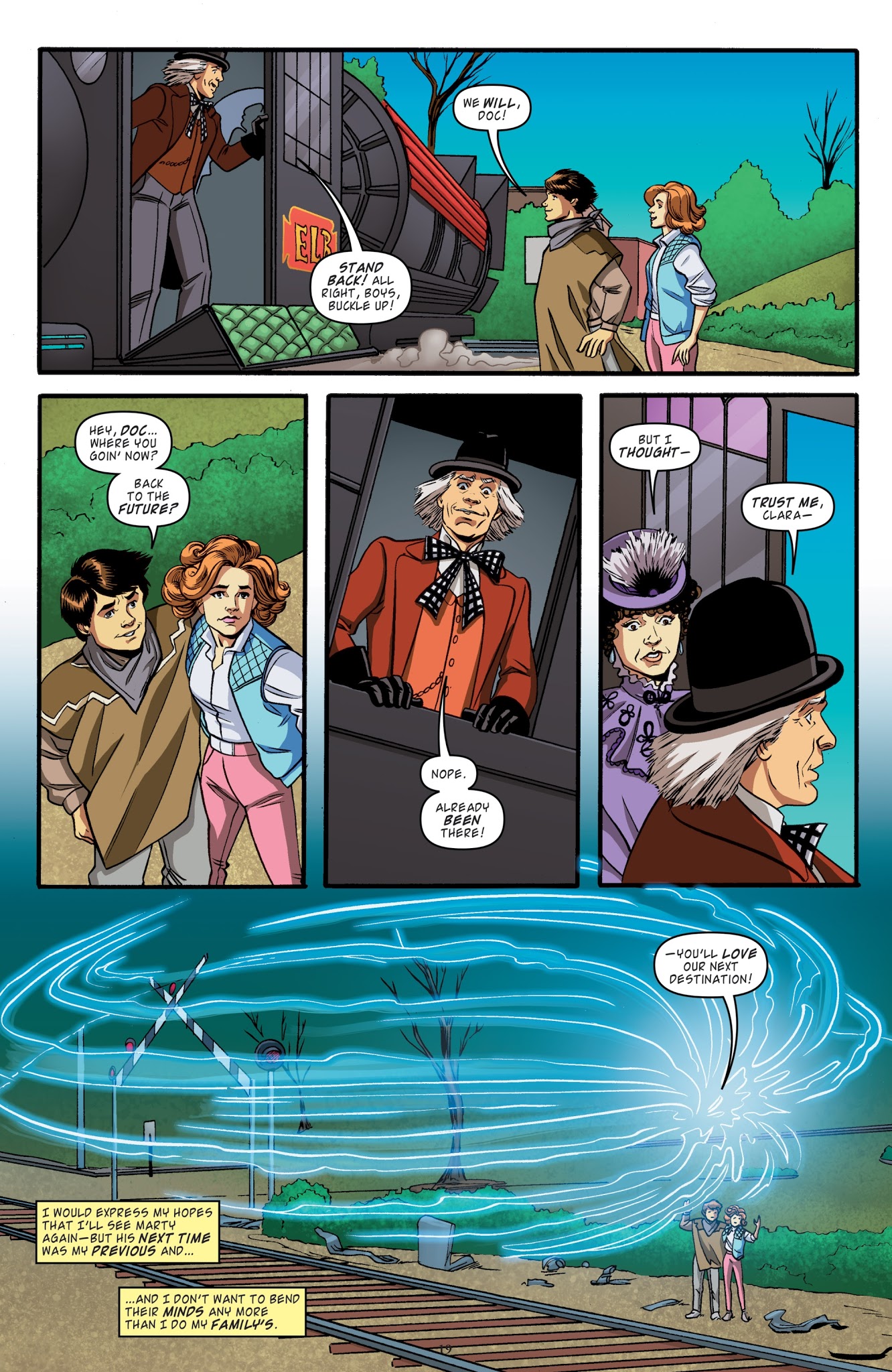 Read online Back to the Future: Tales from the Time Train comic -  Issue #1 - 21