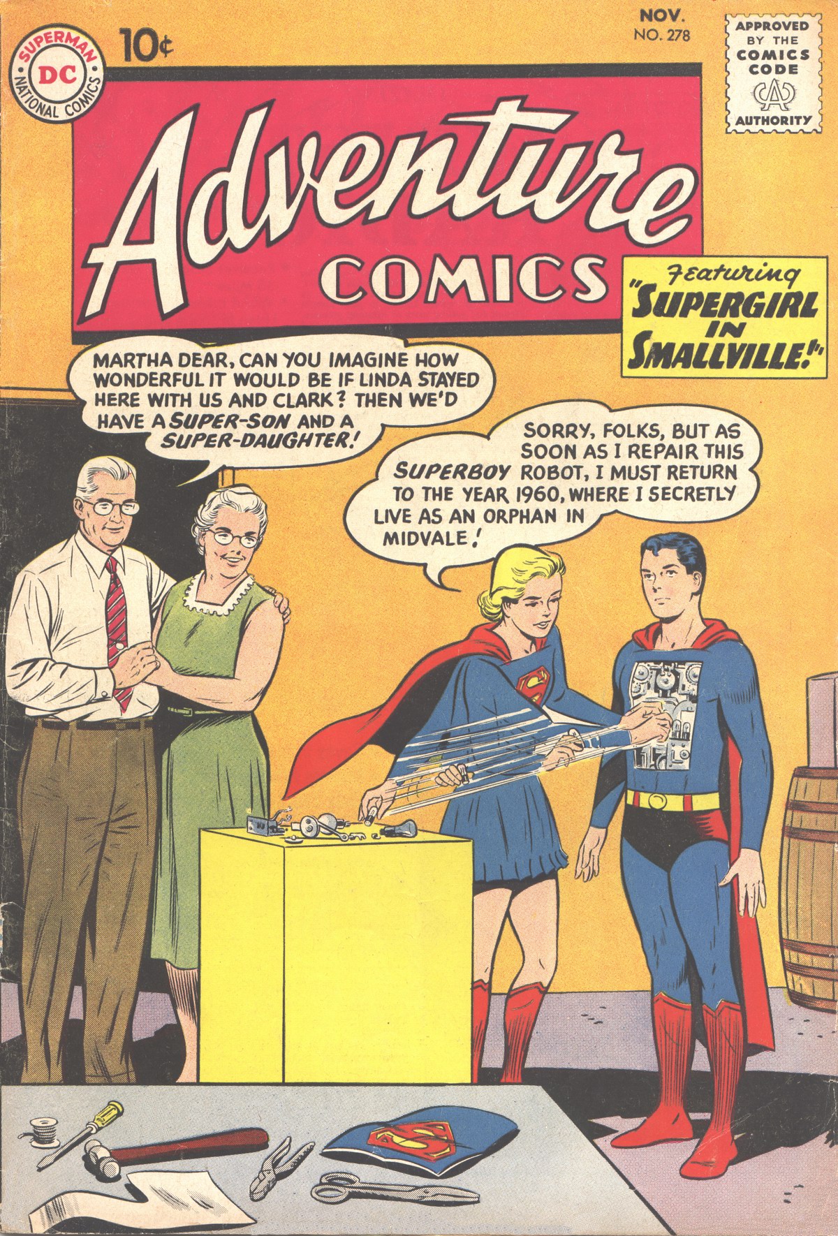 Read online Adventure Comics (1938) comic -  Issue #278 - 1