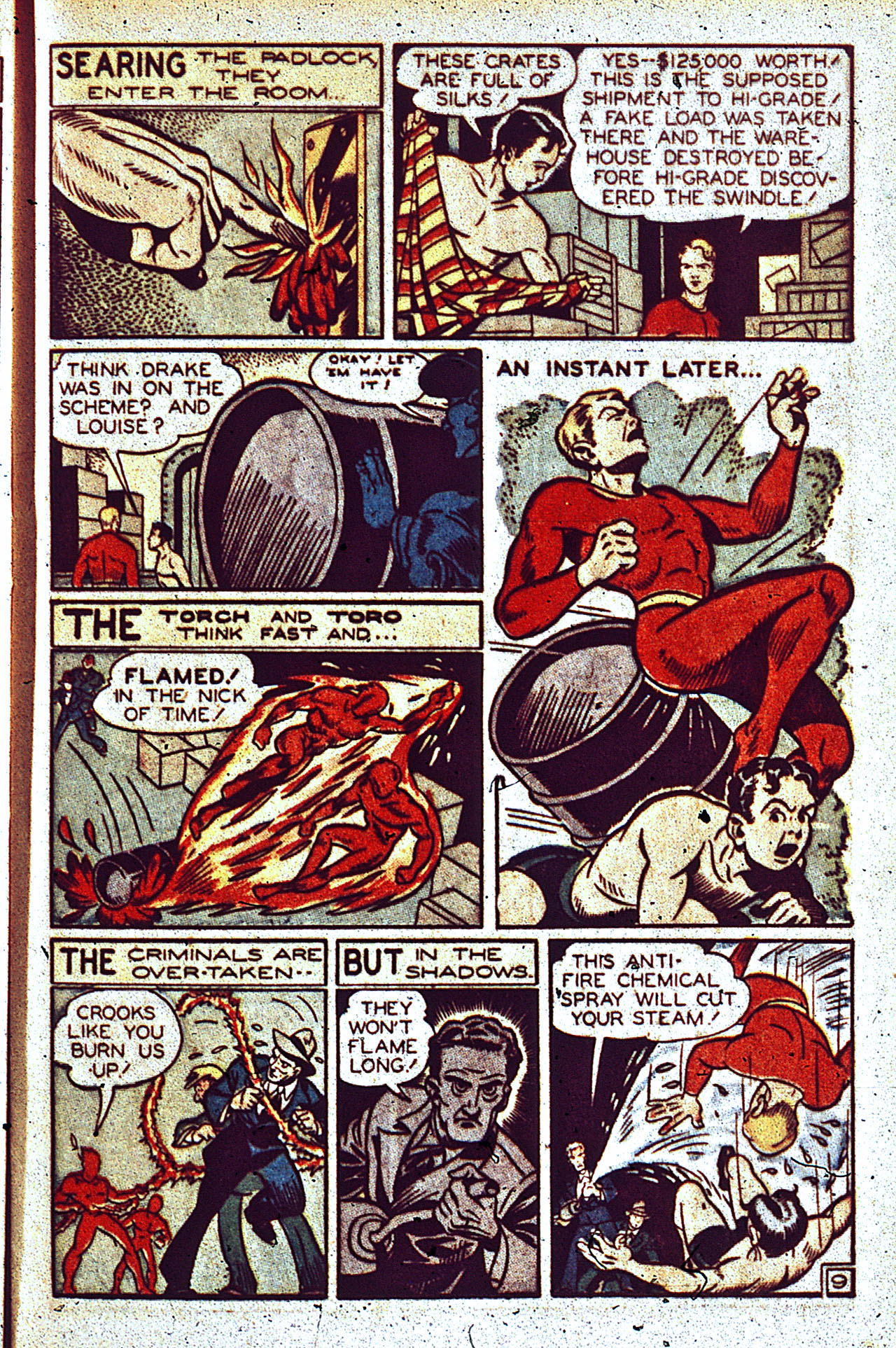Read online The Human Torch (1940) comic -  Issue #23 - 23