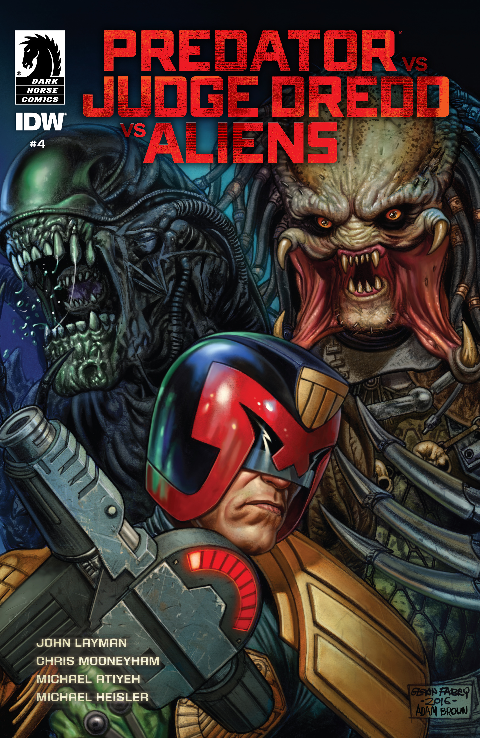 Read online Predator Vs. Judge Dredd Vs. Aliens comic -  Issue #4 - 1