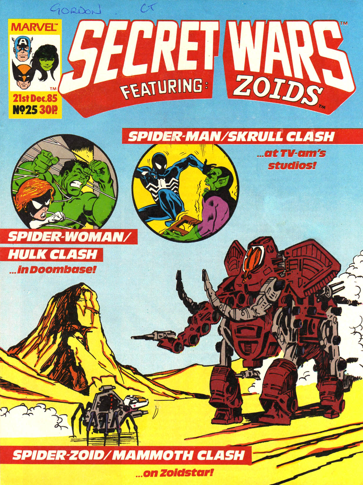 Read online Secret Wars (1985) comic -  Issue #25 - 1