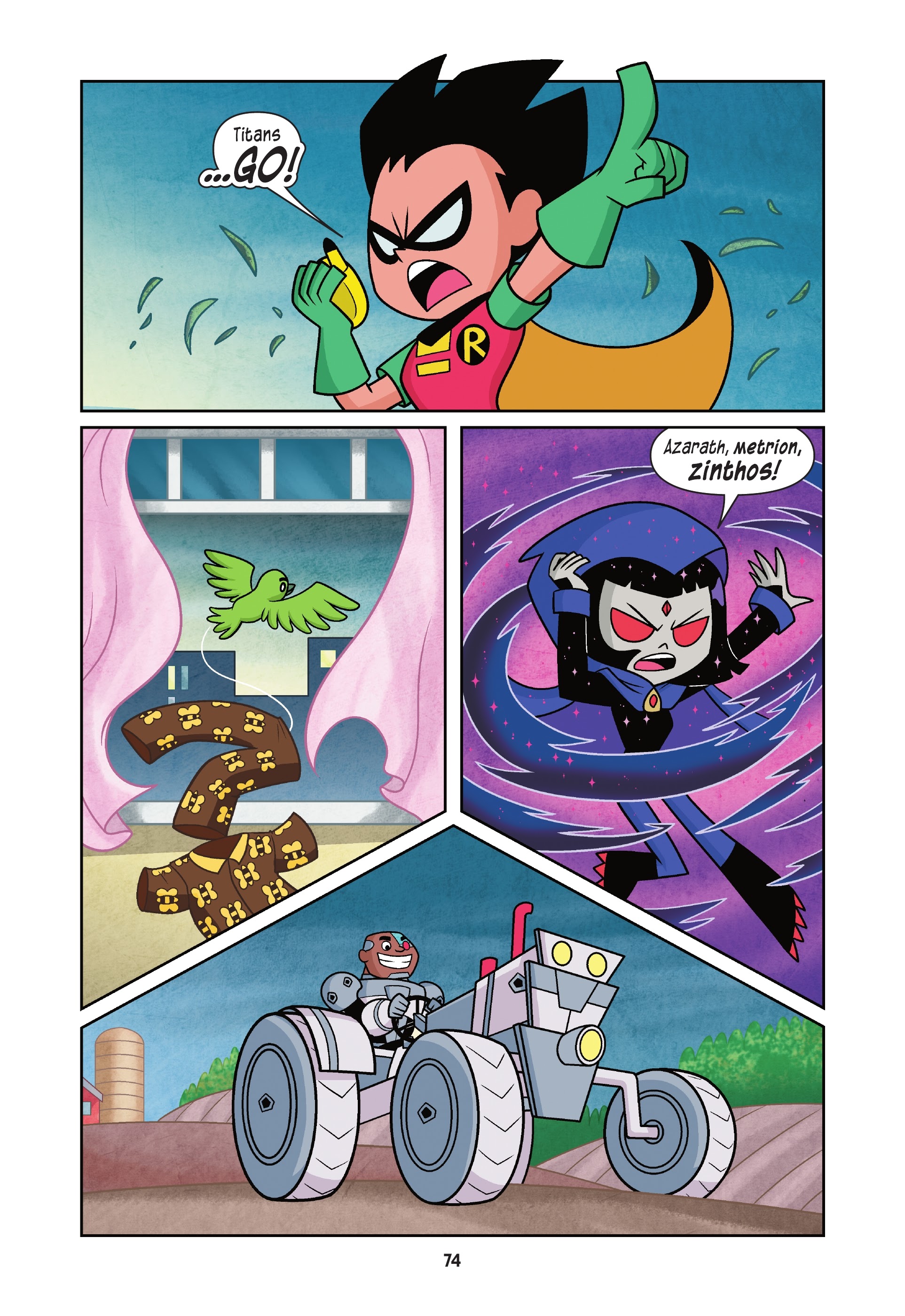 Read online Teen Titans Go!/DC Super Hero Girls: Exchange Students comic -  Issue # TPB (Part 1) - 73