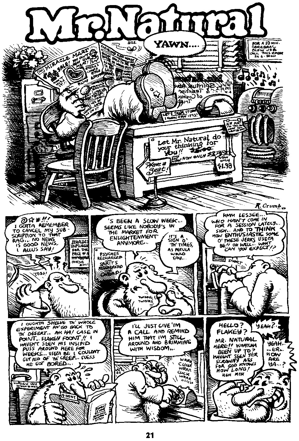 Read online Book of Mr. Natural comic -  Issue # TPB - 21