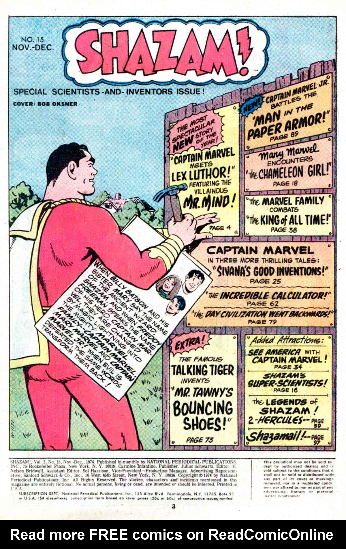 Read online Shazam! (1973) comic -  Issue #15 - 3