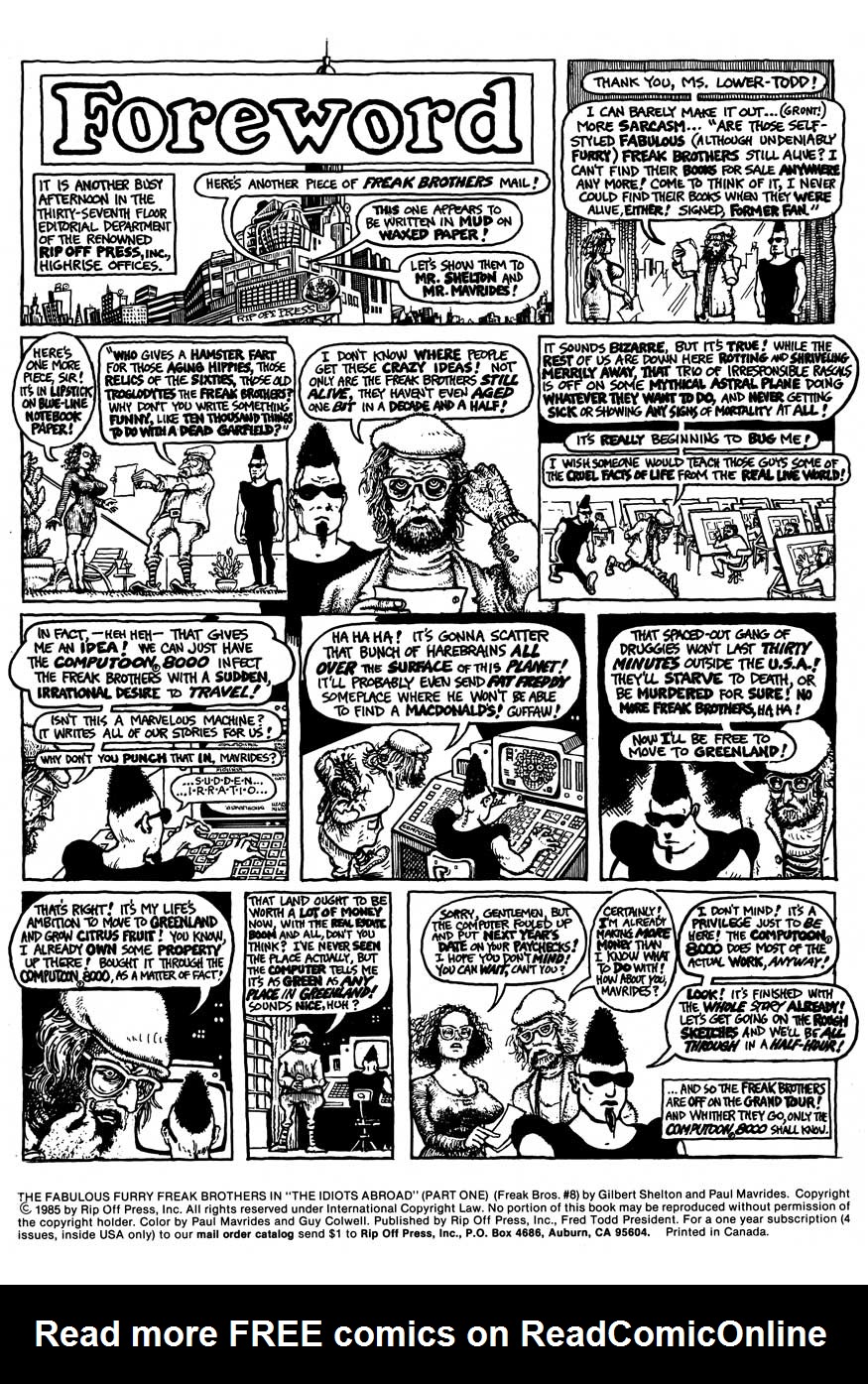 The Fabulous Furry Freak Brothers issue 8 - Page 2