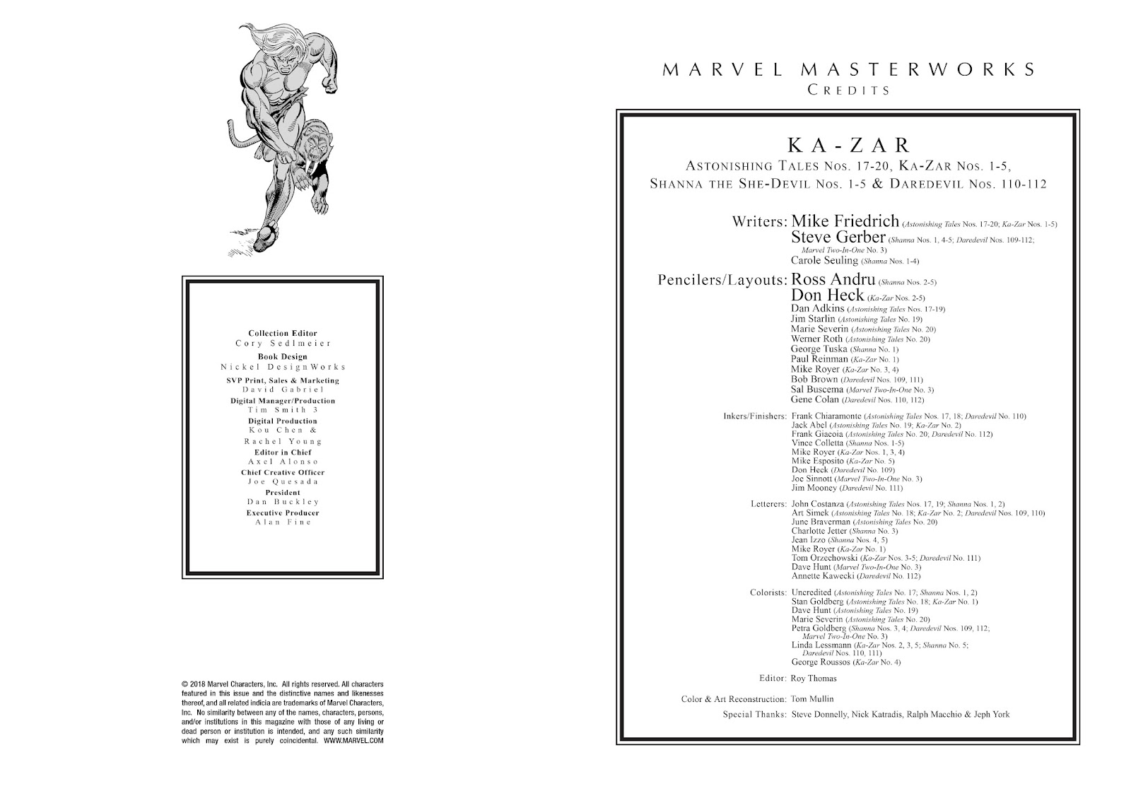 Marvel Masterworks: Ka-Zar issue TPB 2 - Page 3