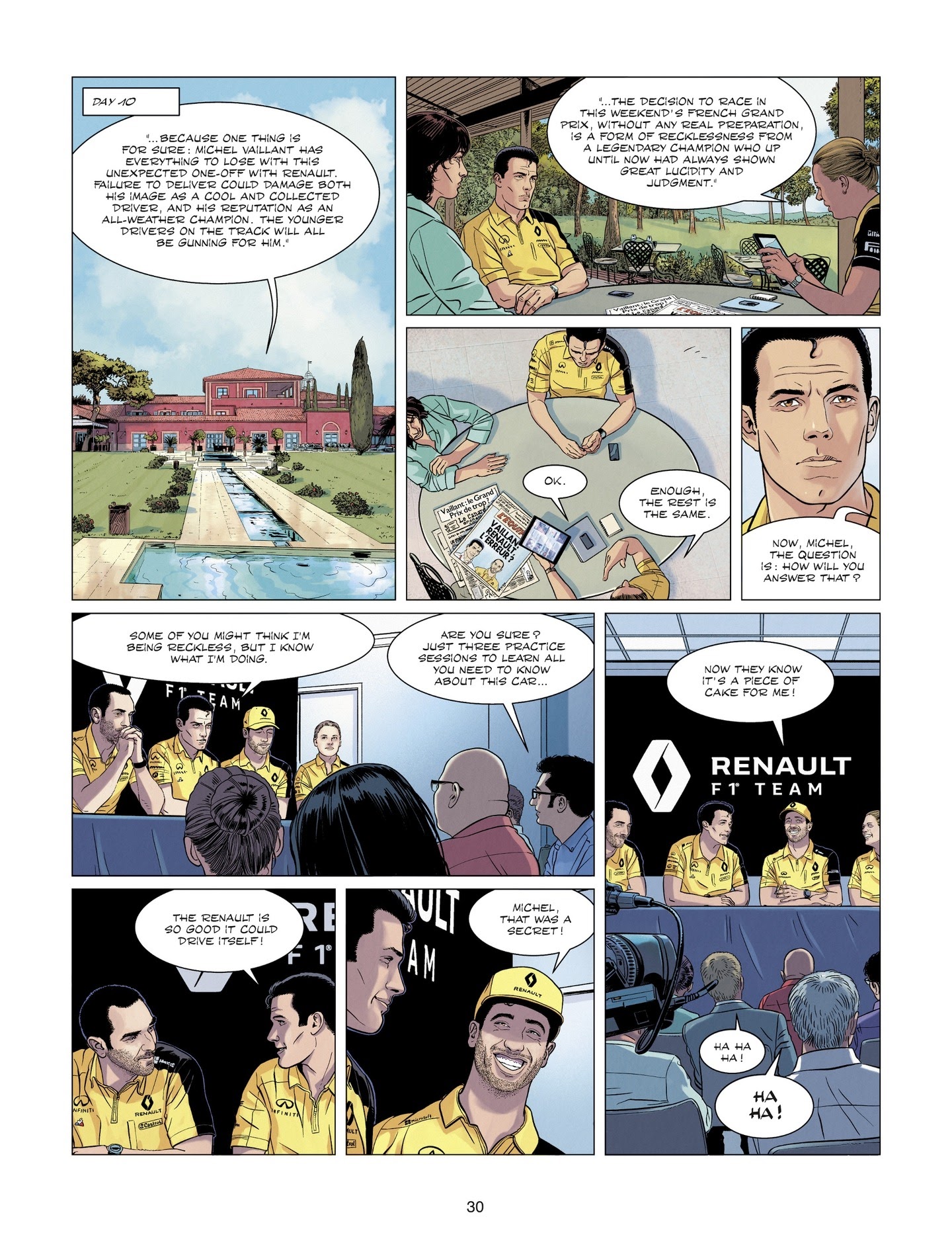 Read online Michel Vaillant comic -  Issue #8 - 30