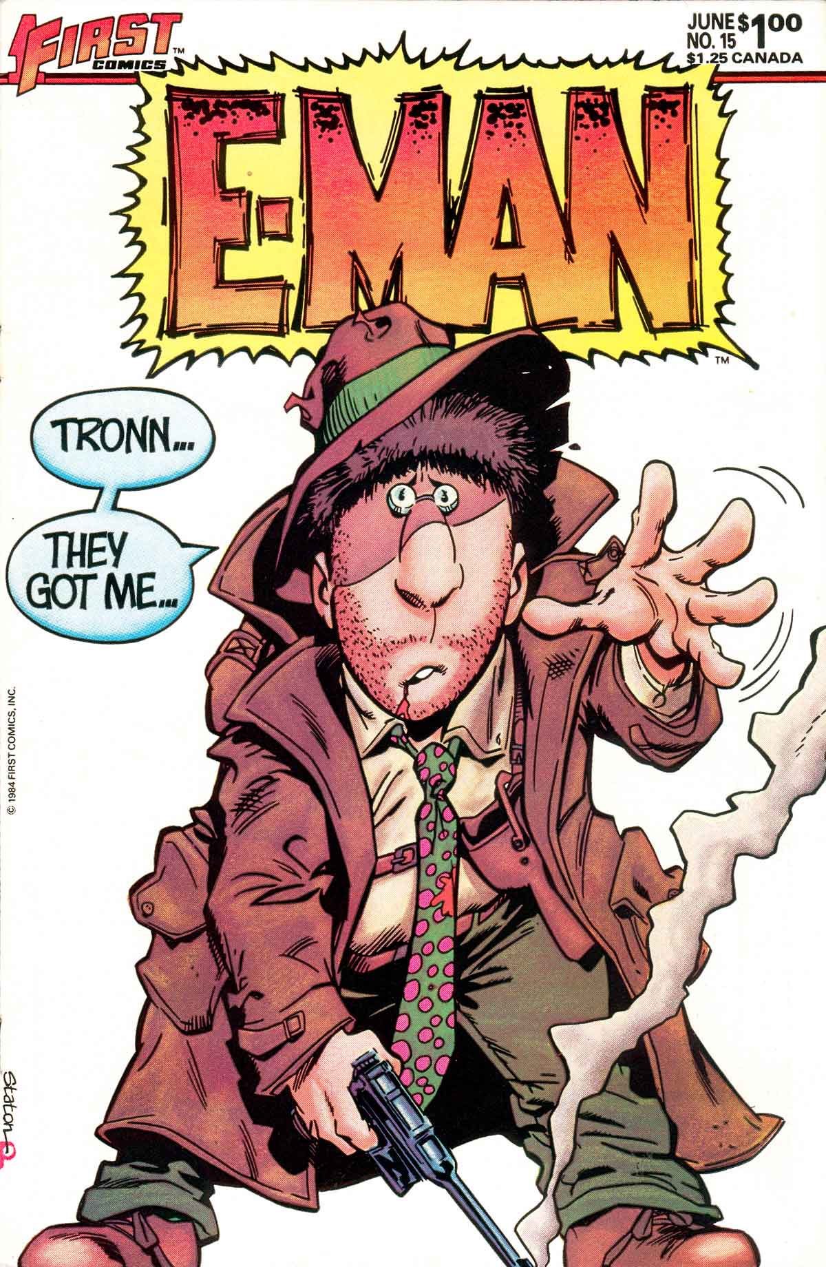 Read online E-Man (1983) comic -  Issue #15 - 1