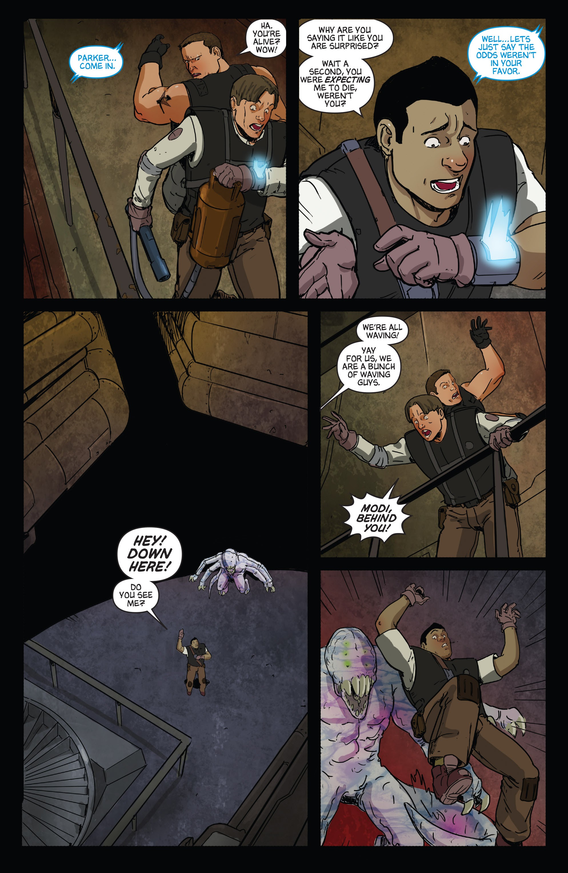 Read online Aliens vs. Parker comic -  Issue # _TPB - 65