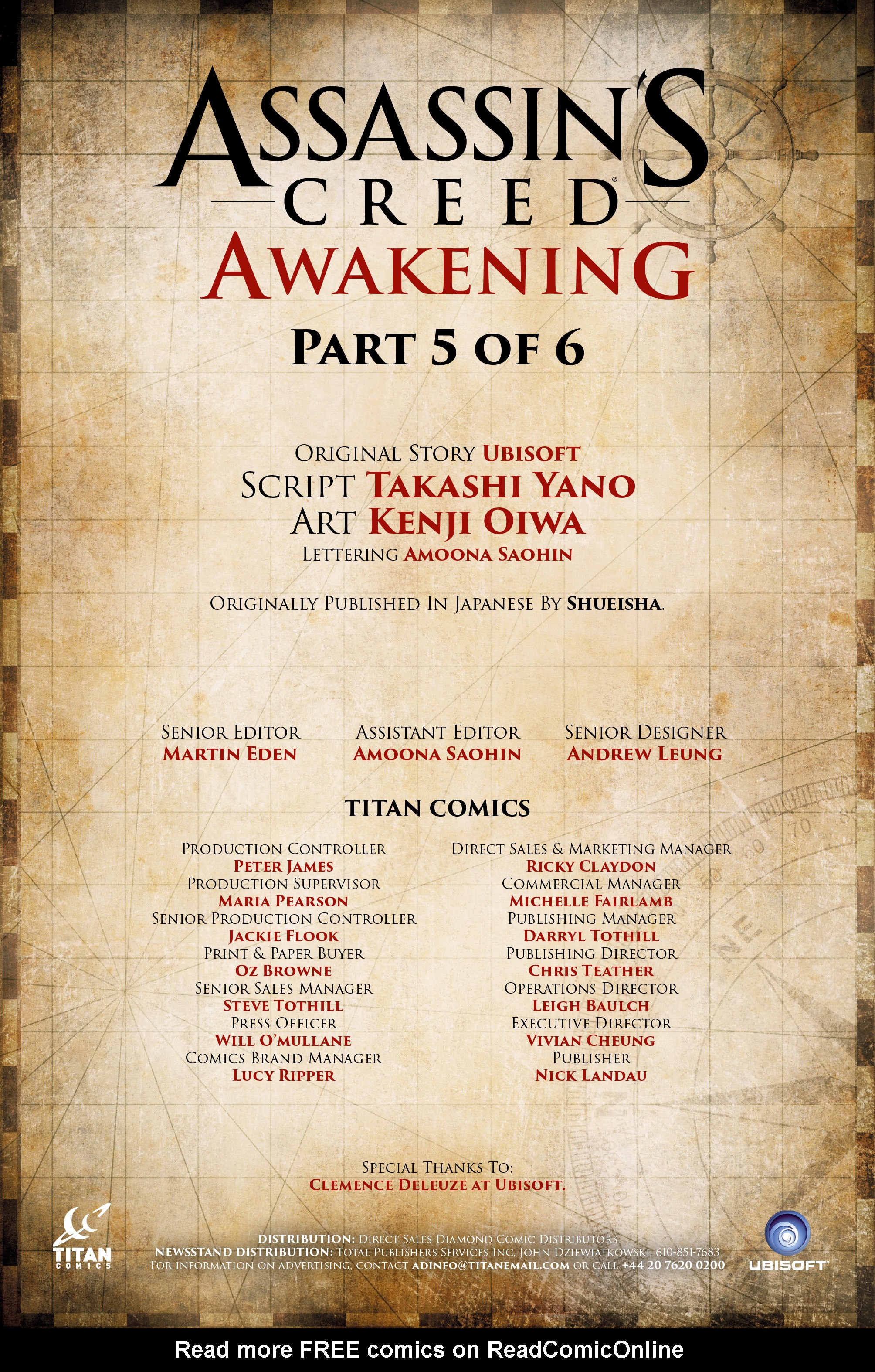 Read online Assassin's Creed: Awakening comic -  Issue #5 - 2