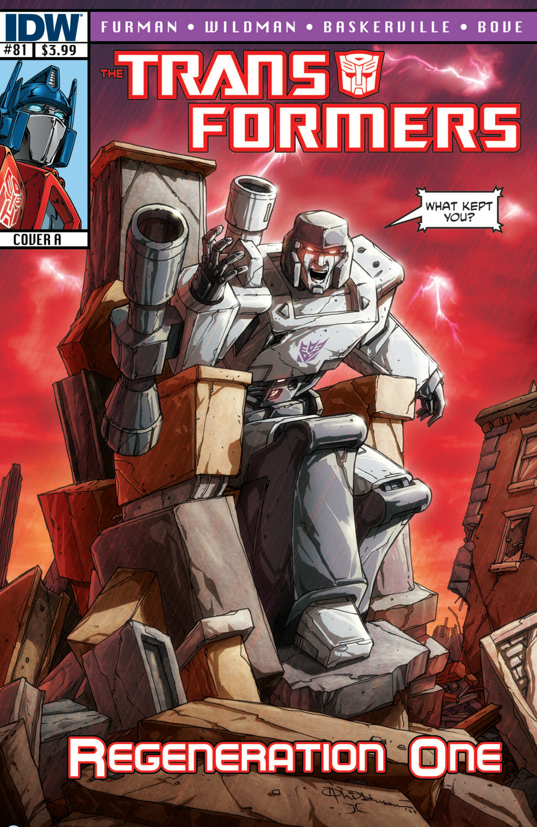 Read online The Transformers: Regeneration One comic -  Issue #81 - 1